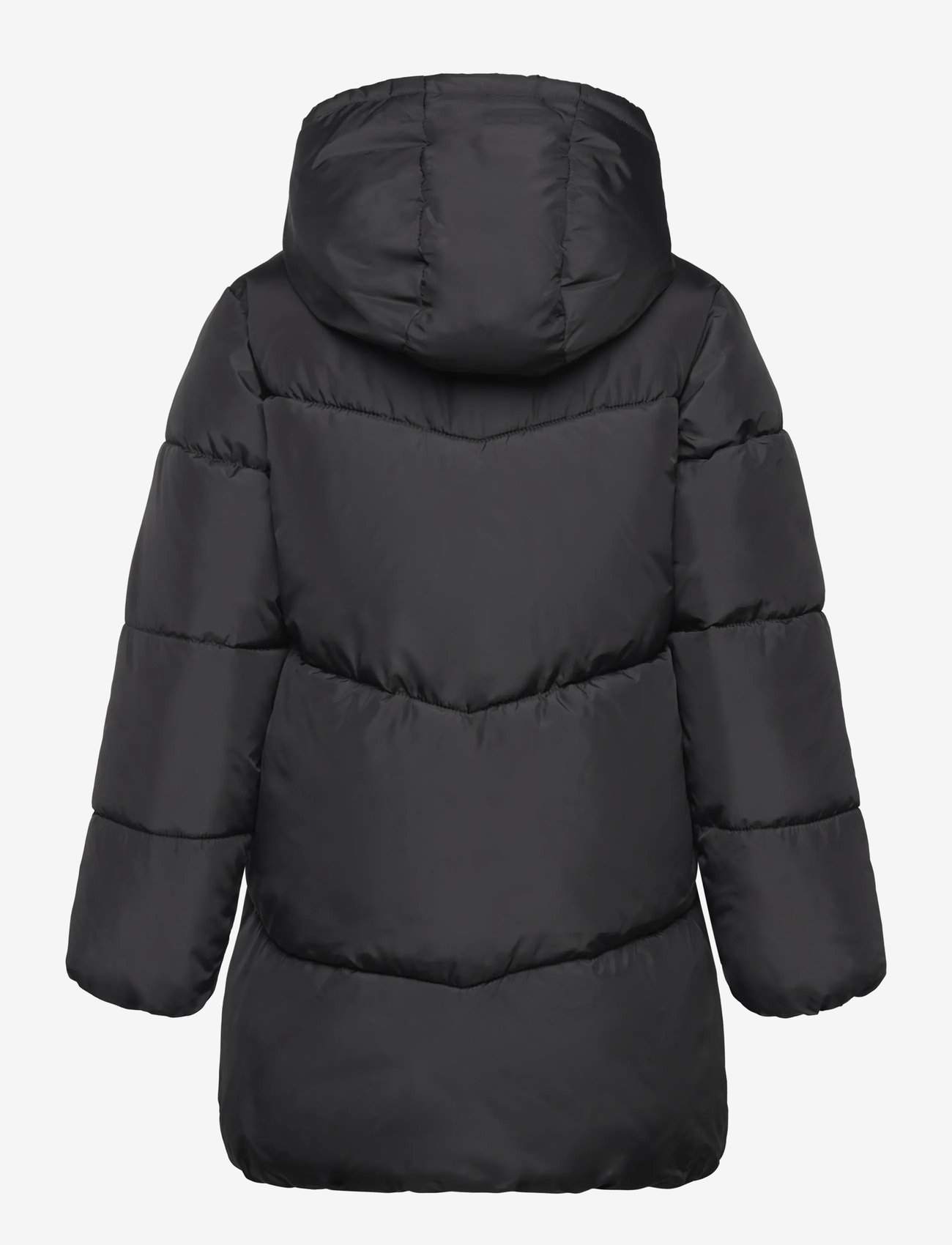 Mango - Hood puffer coat - vinterjakker - black - 1
