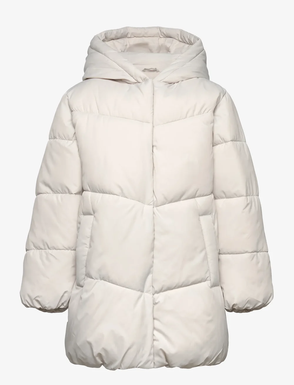 Mango - Hood puffer coat - winterjacke - natural white - 0