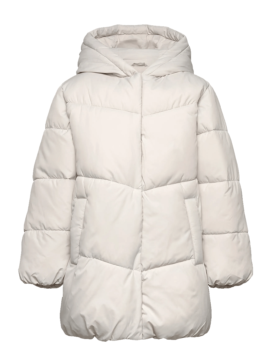 Mango - Hood puffer coat - vinterjakker - natural white - 0