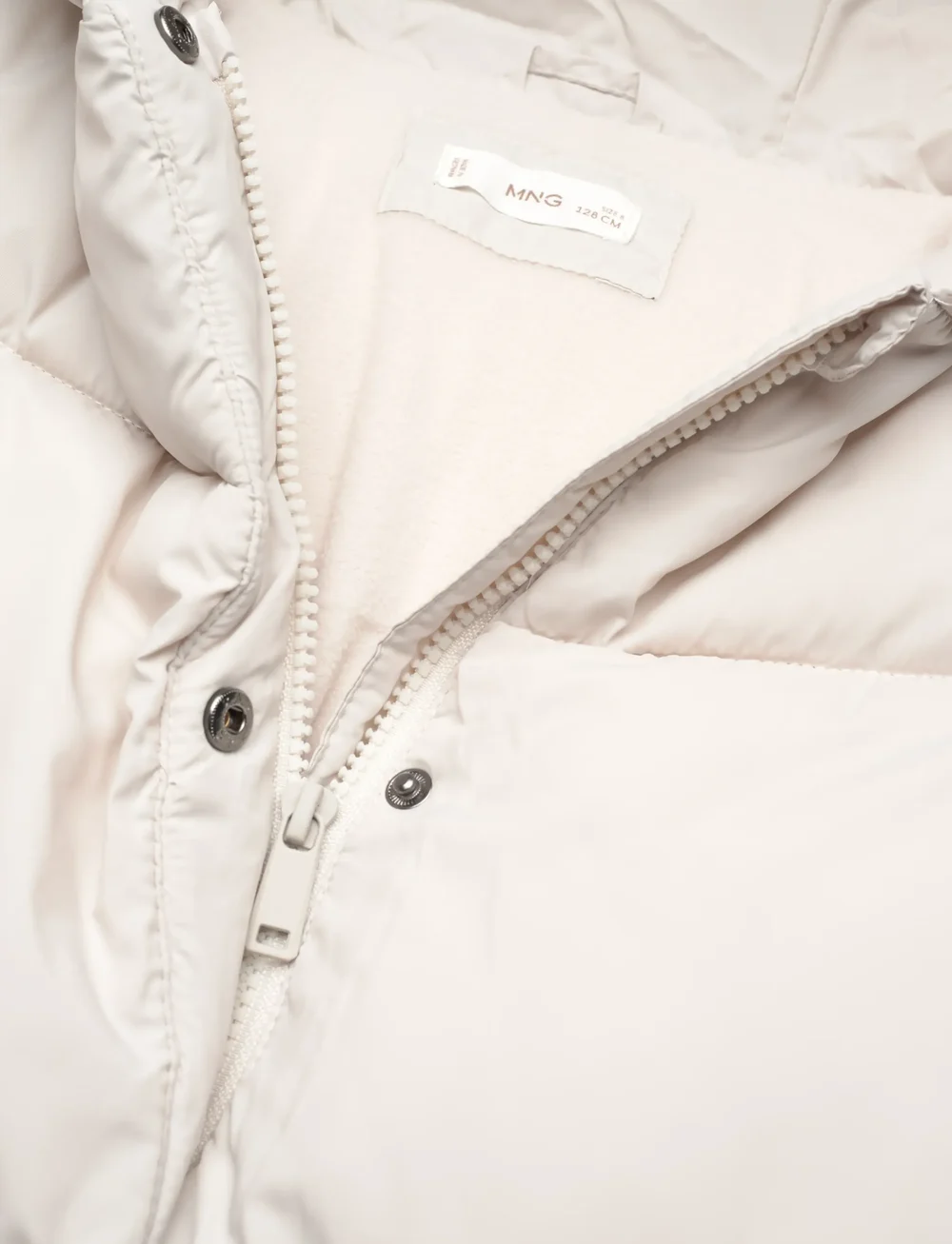 Mango - Hood puffer coat - winterjacke - natural white - 2