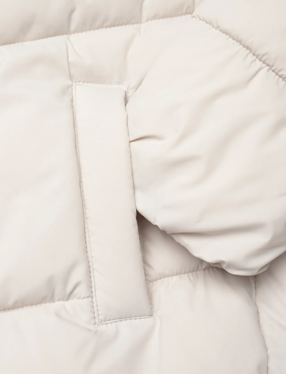 Mango - Hood puffer coat - winterjacke - natural white - 3