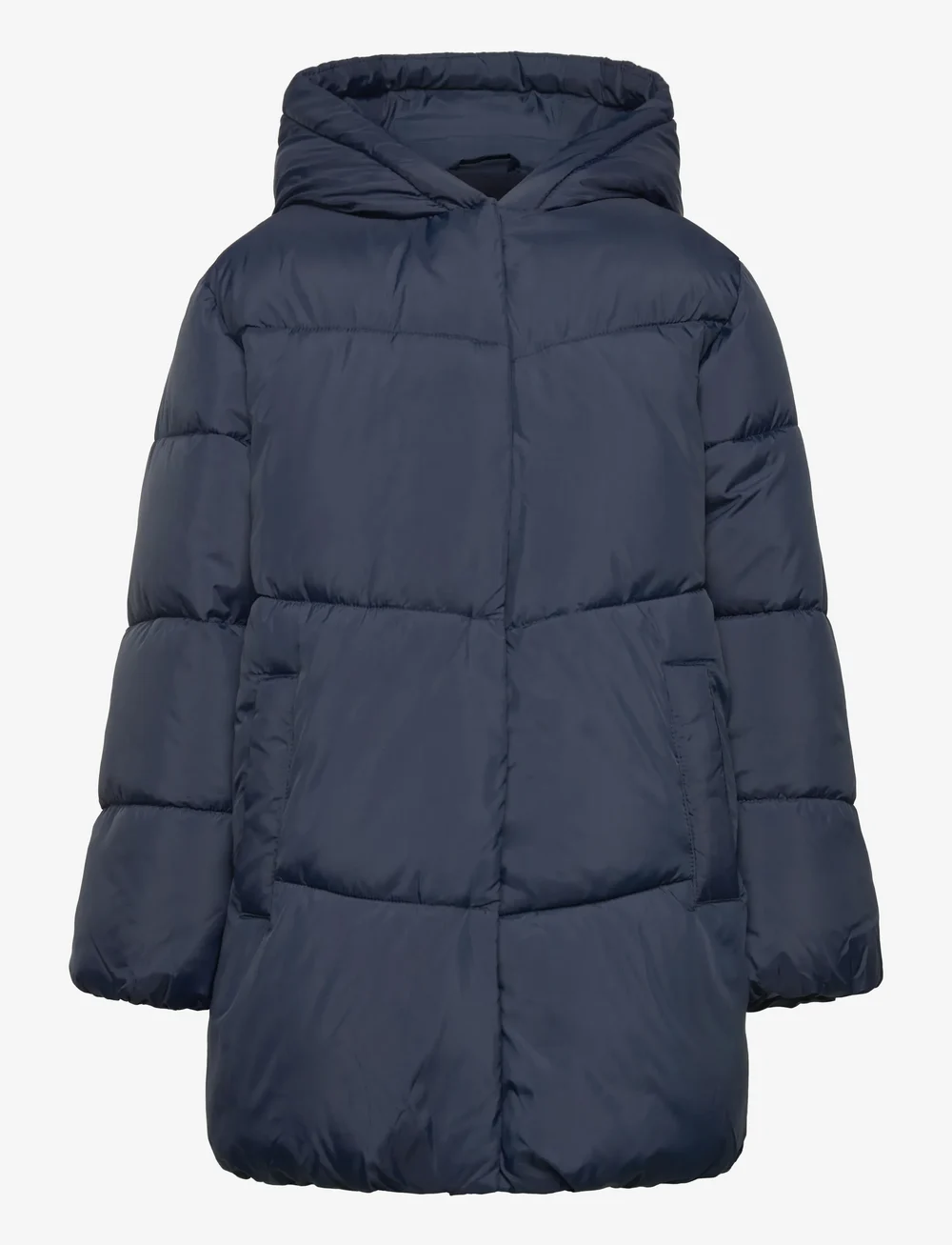 Mango - Hood puffer coat - winterjacke - navy - 0