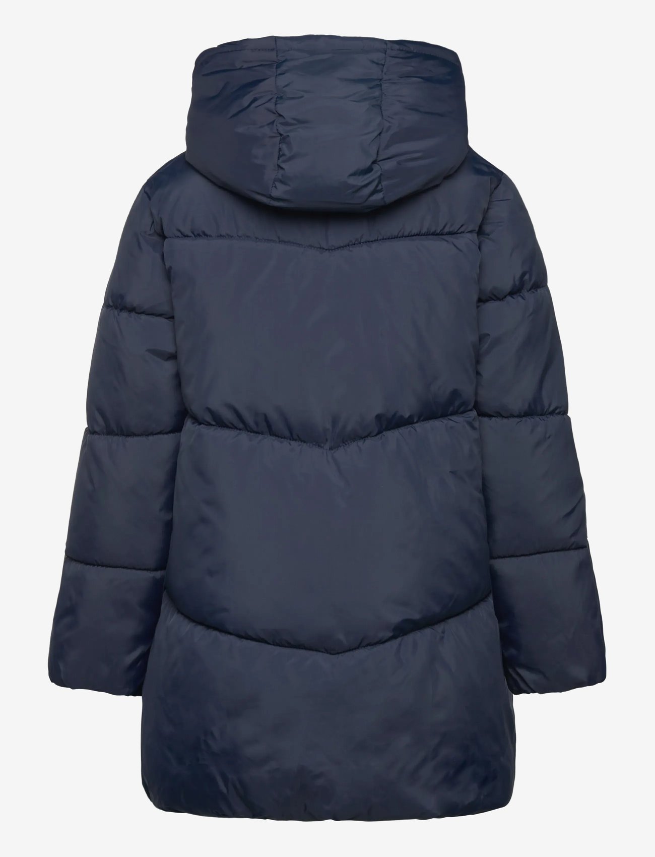 Mango - Hood puffer coat - overtøj - navy - 1