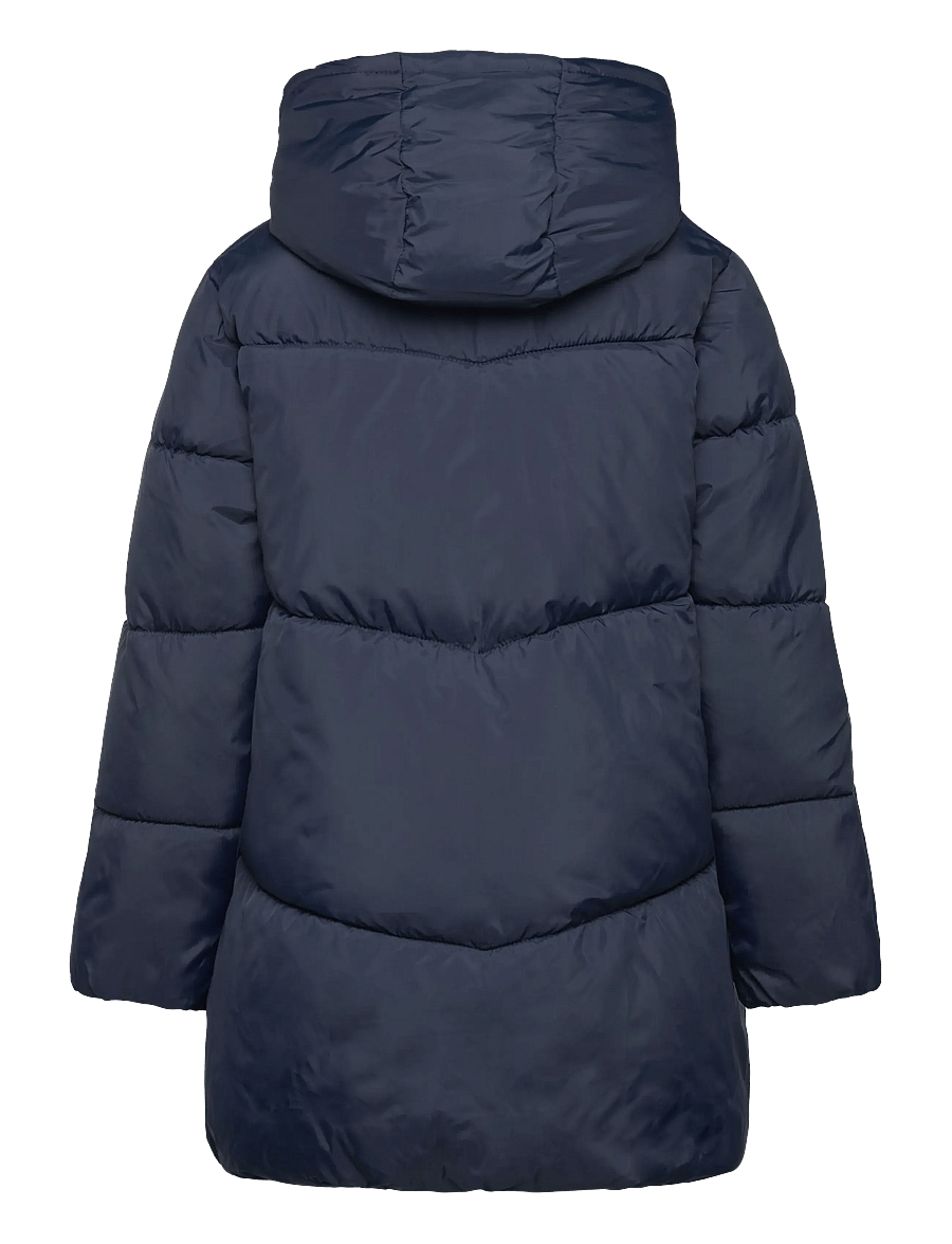 Mango - Hood puffer coat - winterjacke - navy - 2