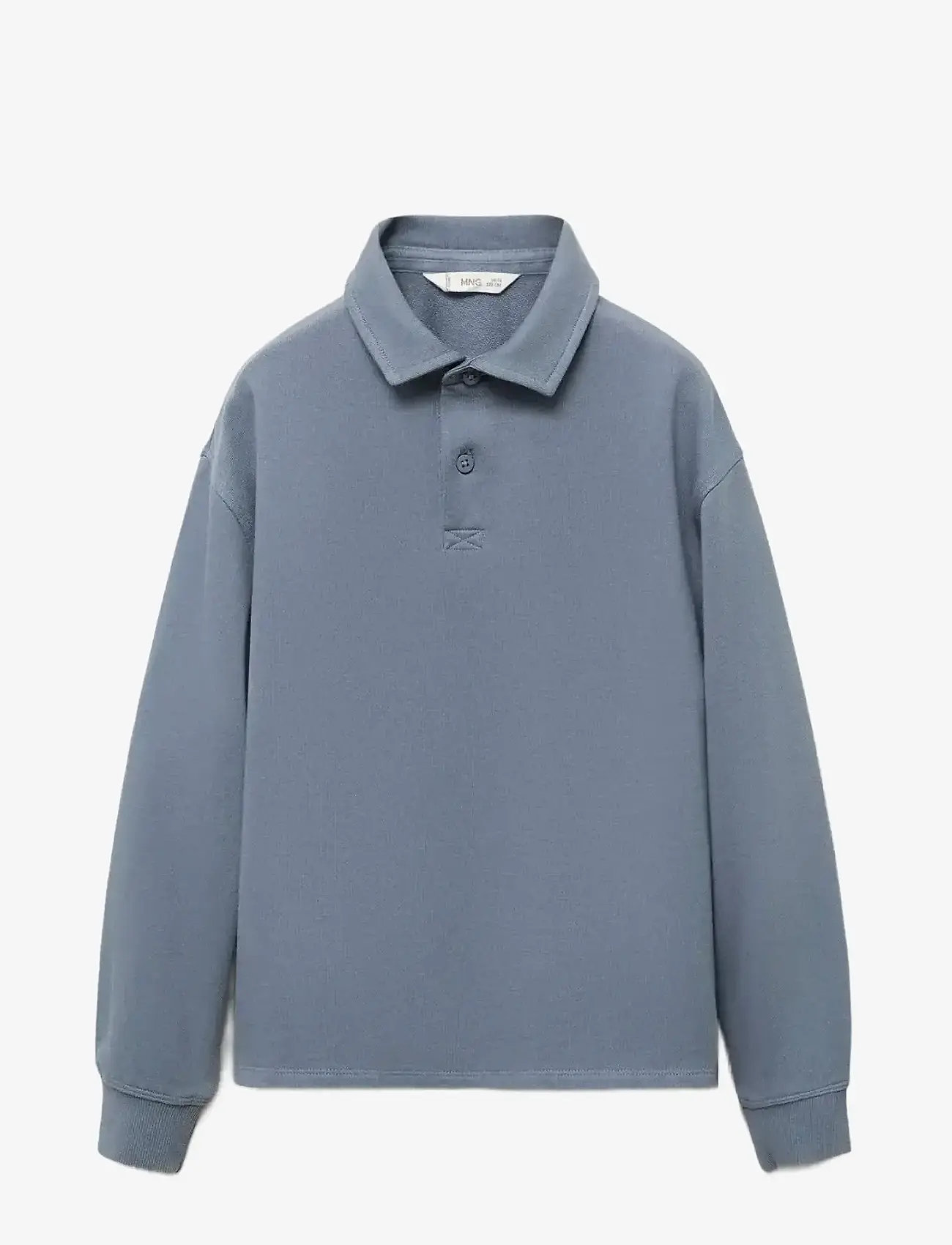 Mango - Polo-neck sweatshirt - laveste priser - medium blue - 0