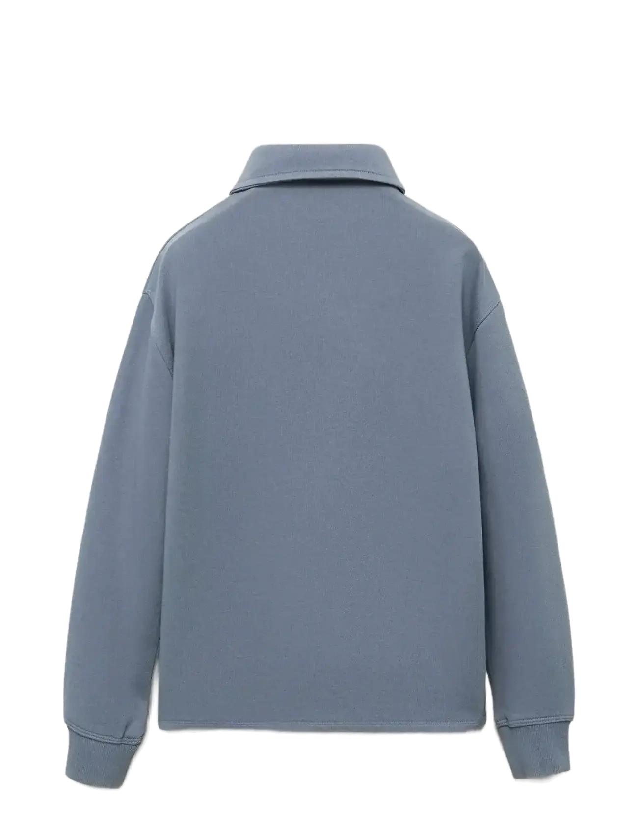Mango - Polo-neck sweatshirt - poloshirts - medium blue - 2