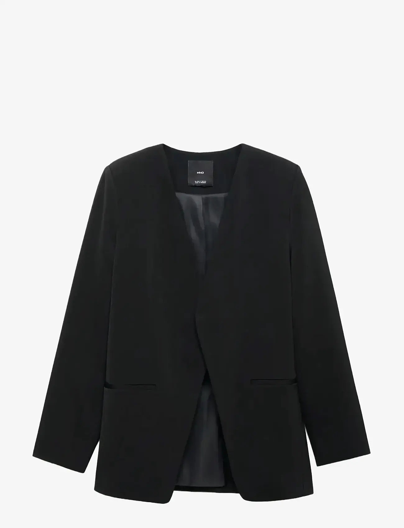 Mango - Double-breasted suit blazer - yksiriviset bleiserit - black - 1
