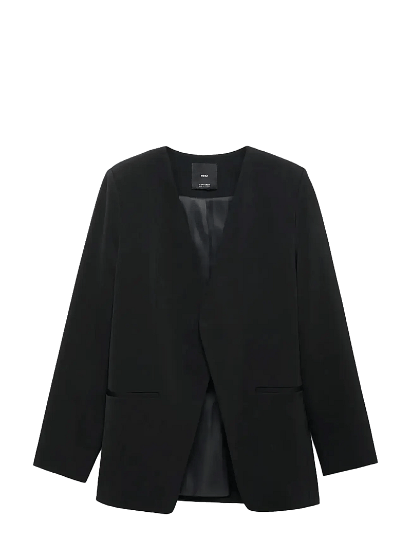 Mango - Double-breasted suit blazer - enkelknäppta kavajer - black - 1