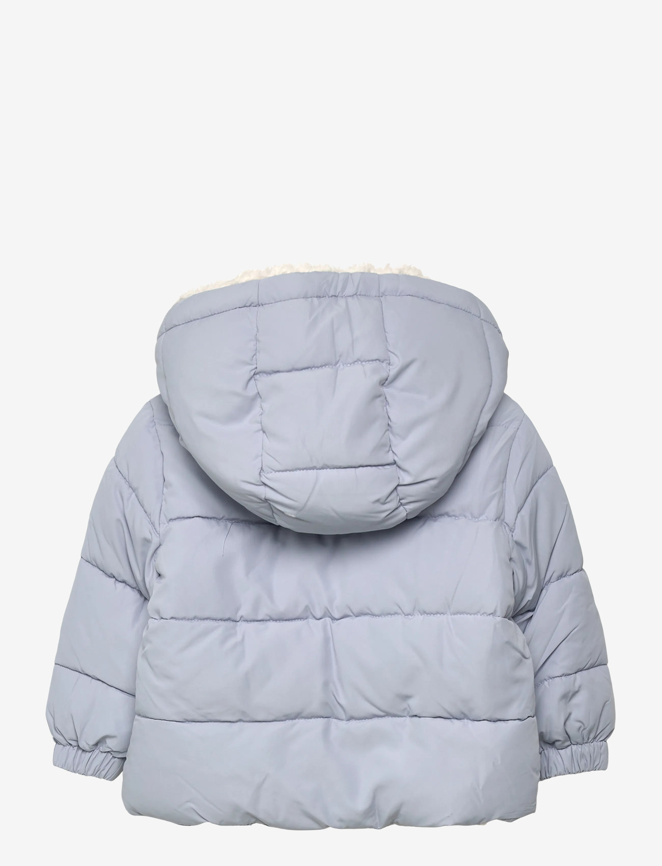 Mango - Anorak with shearling-effect hood - vinterjakker - lt-pastel blue - 1