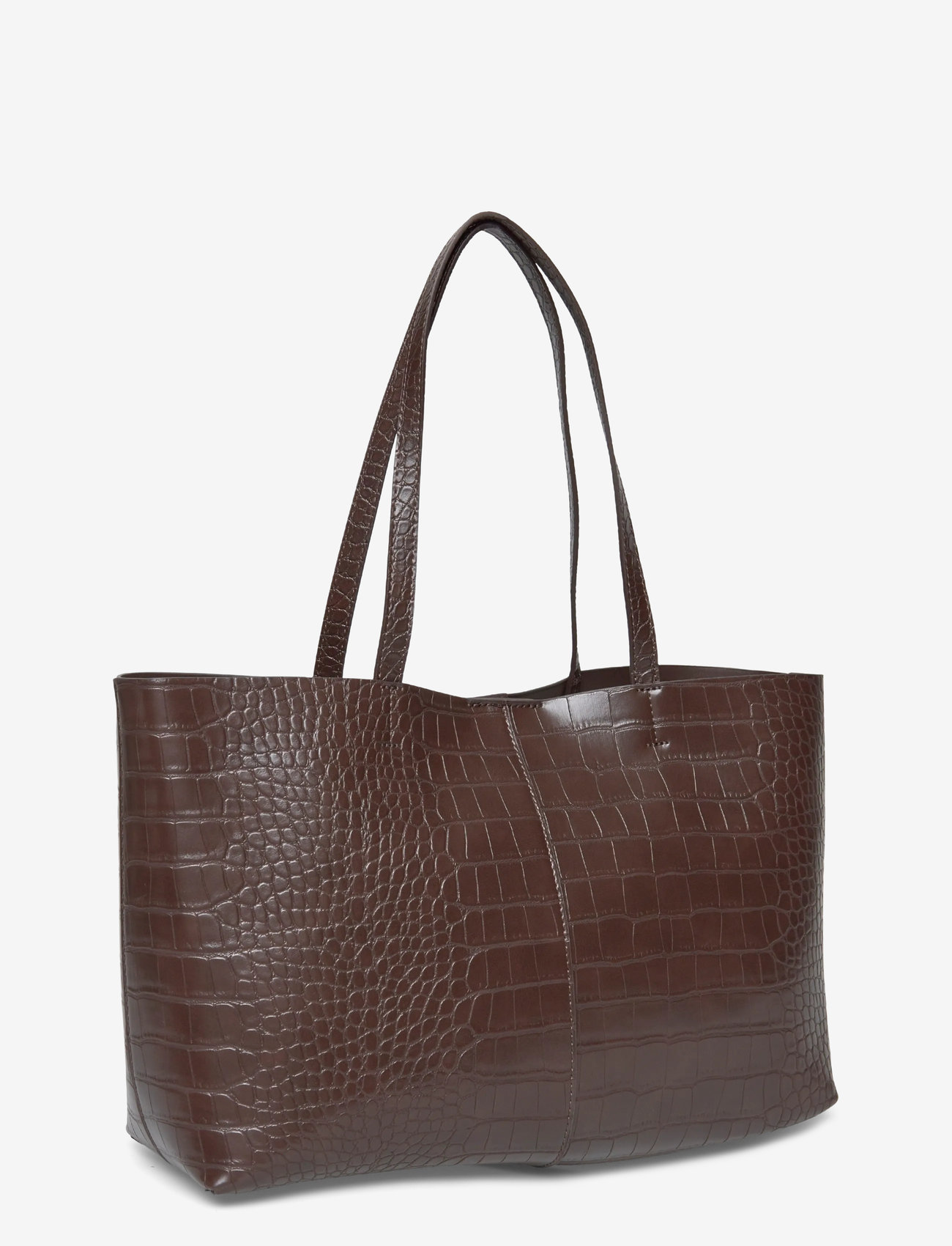 Mango - Shopper bag with double handle - accessoires - dark brown - 2