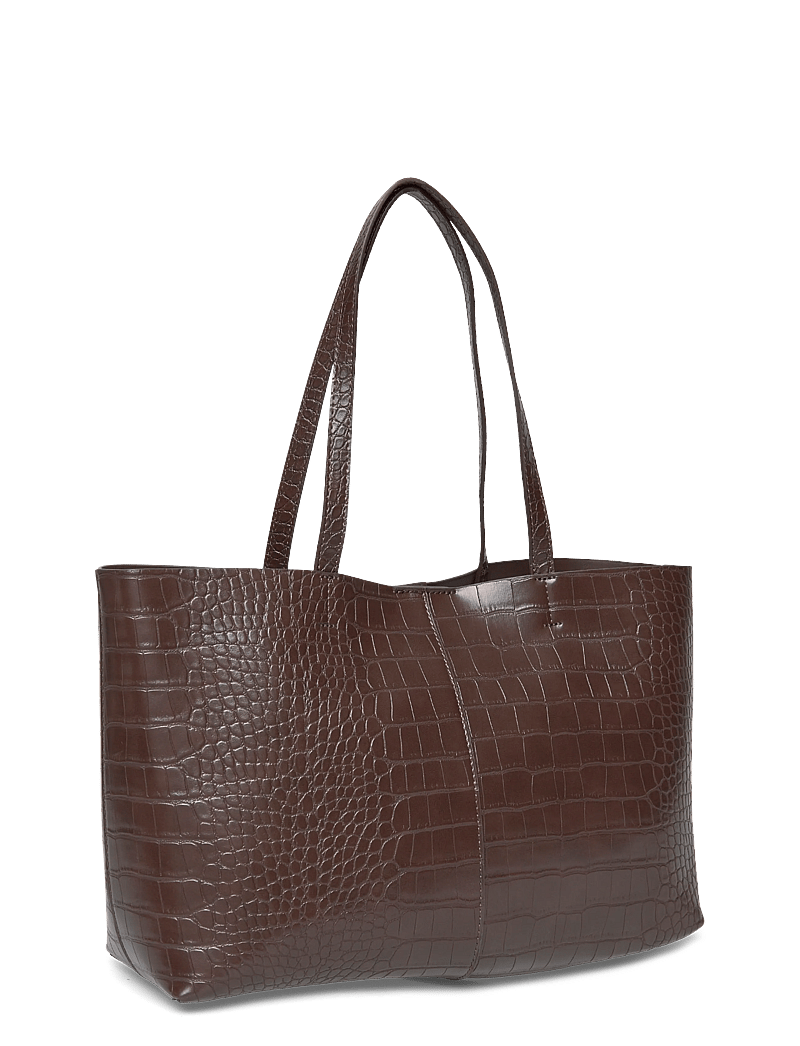 Mango - Shopper bag with double handle - shoppere - dark brown - 2