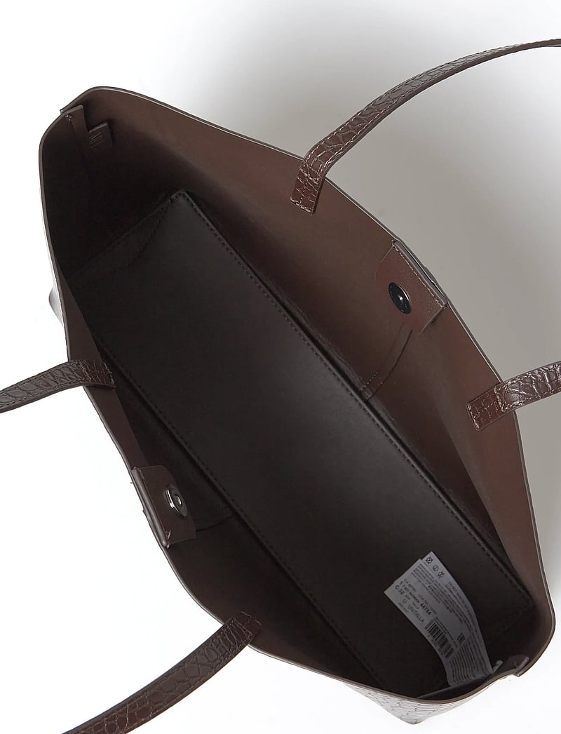 Mango - Shopper bag with double handle - shoppere - dark brown - 4