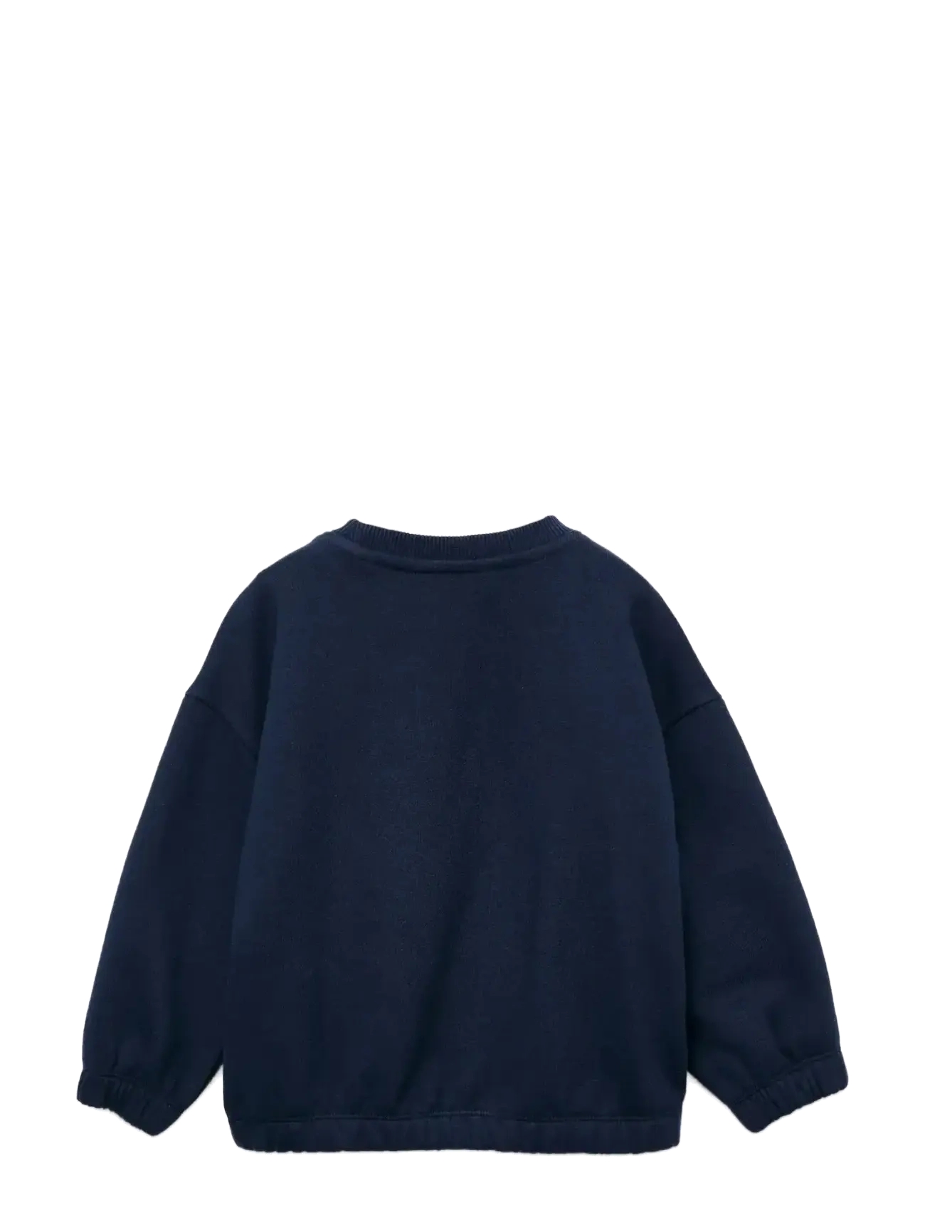 Mango - Printed embossed sweatshirt - sweatshirts - navy - 1