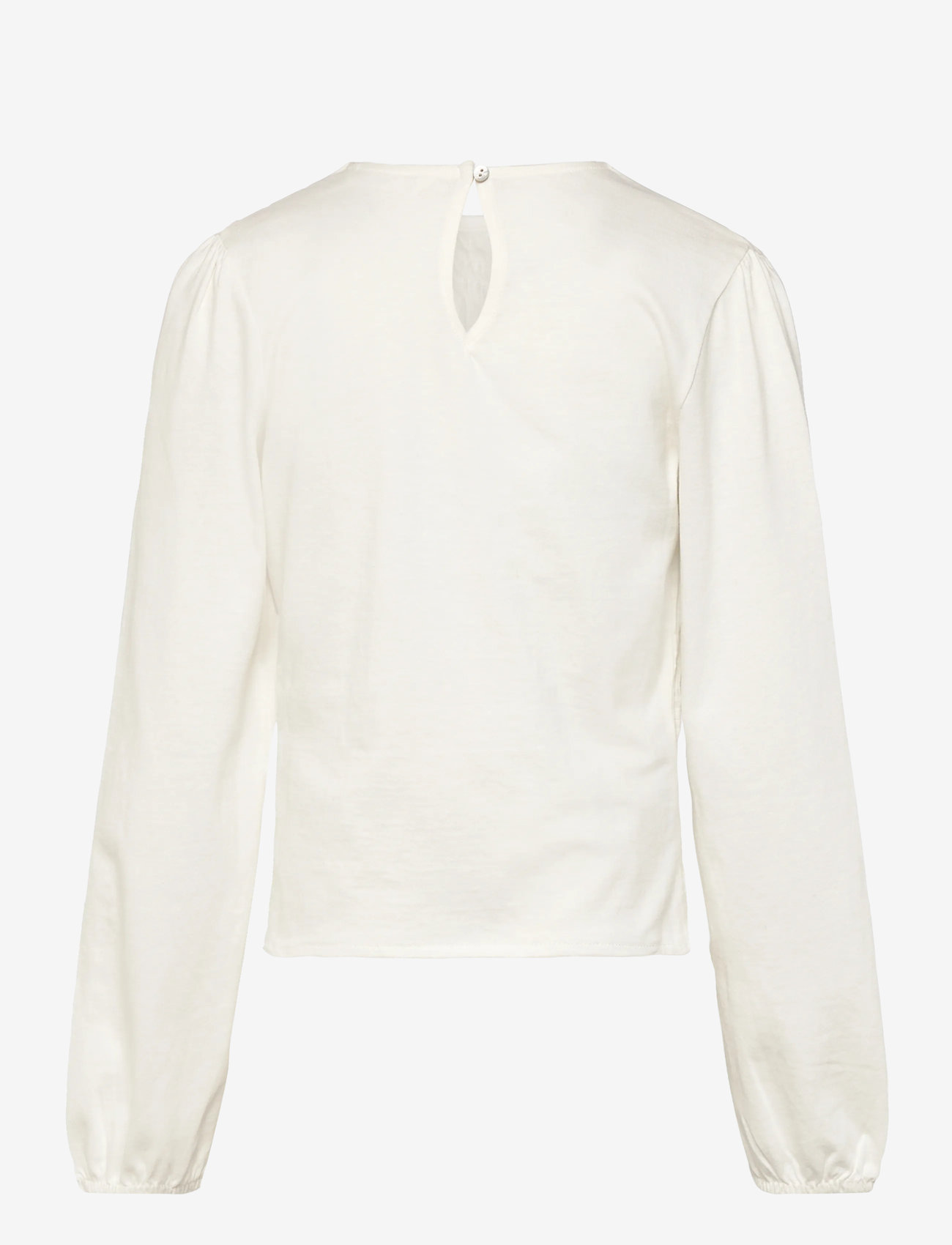 Mango - Long-sleeved t-shirt with ruffles - die niedrigsten preise - natural white - 1