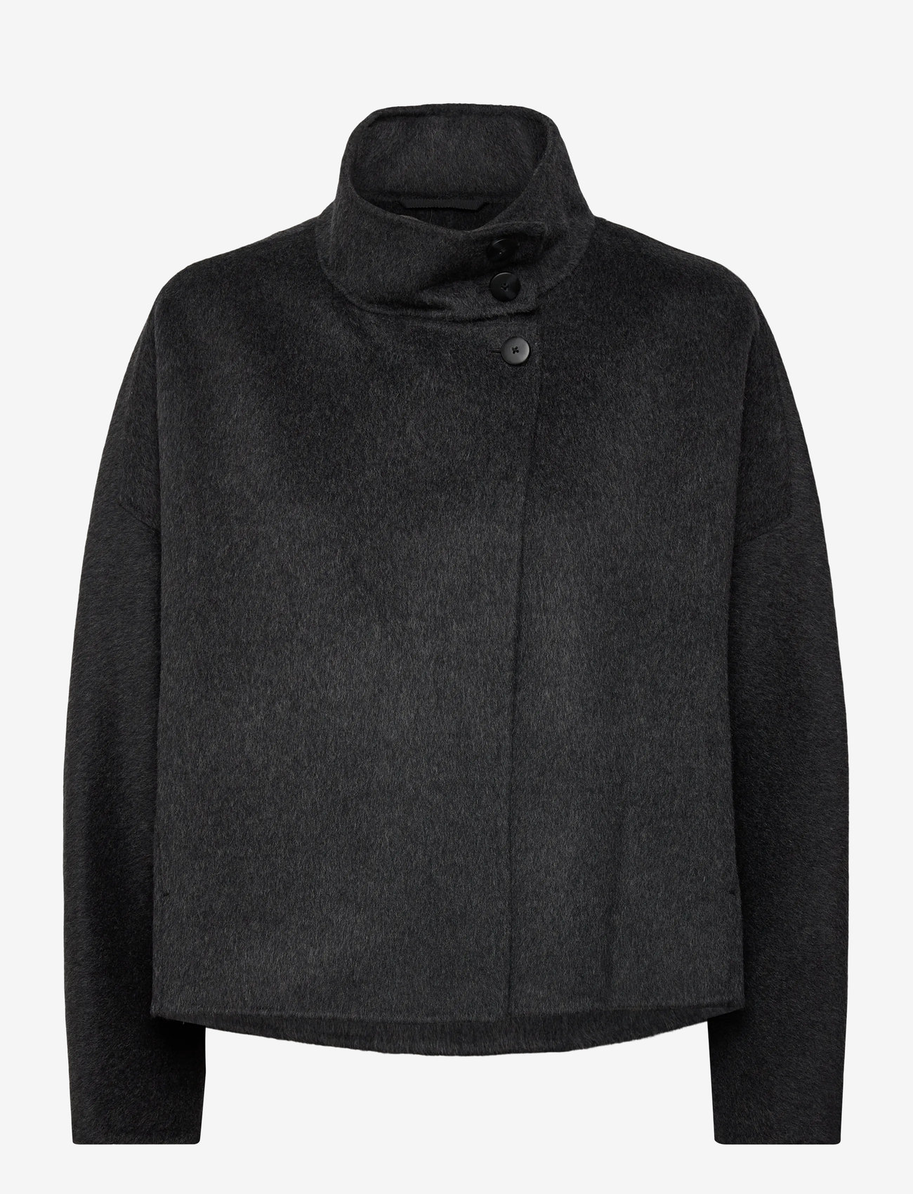 Mango - Oversize wool jacket - efterårsjakker - charcoal - 0