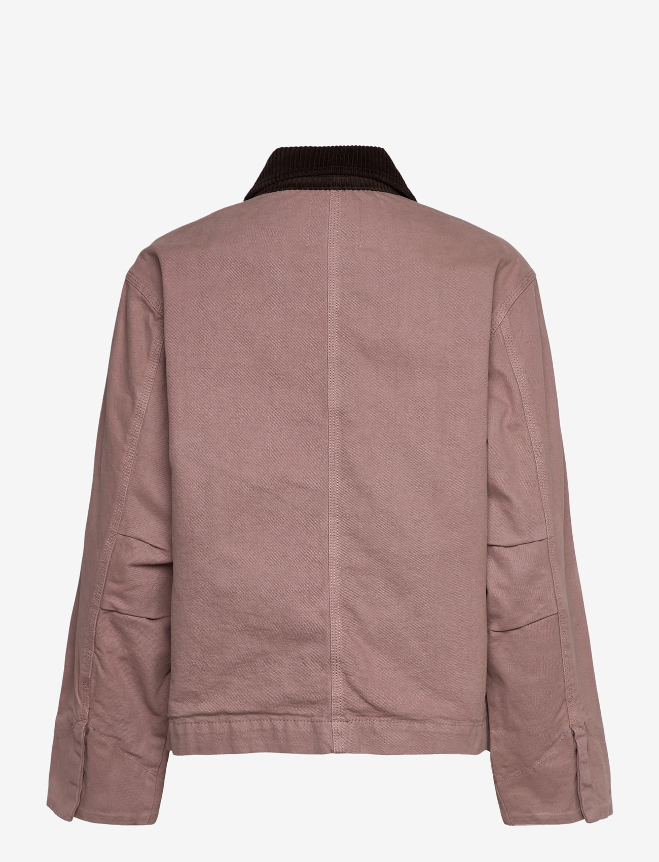 Mango - Corduroy collar denim jacket - forårsjakker - lt-pastel pink - 1