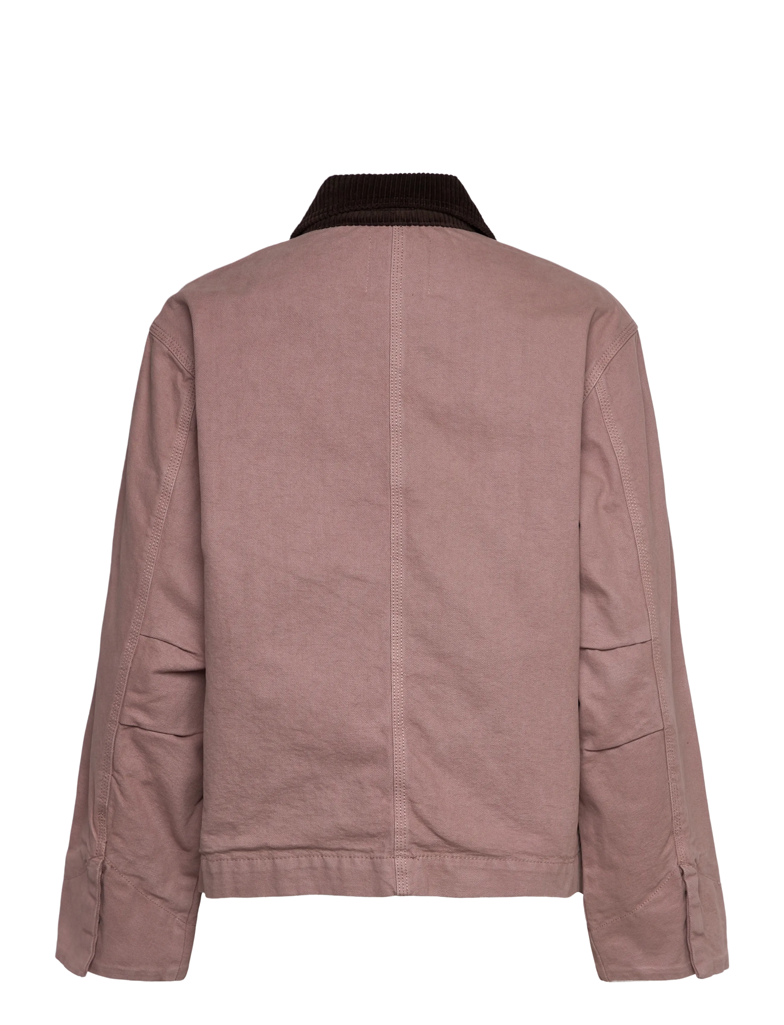 Mango - Corduroy collar denim jacket - lt-pastel pink - 2