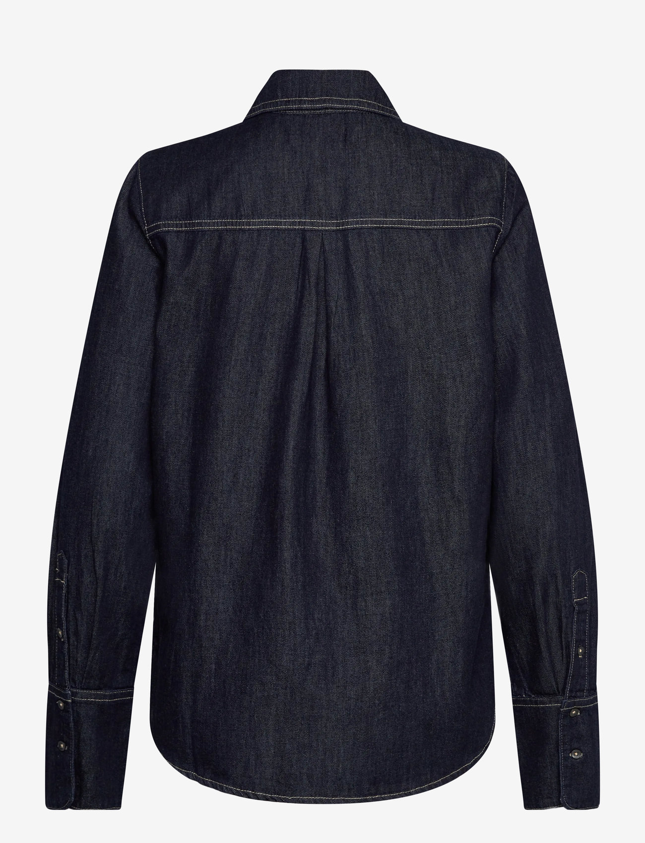 Mango - Denim shirt with seams - jeansskjortor - open blue - 1