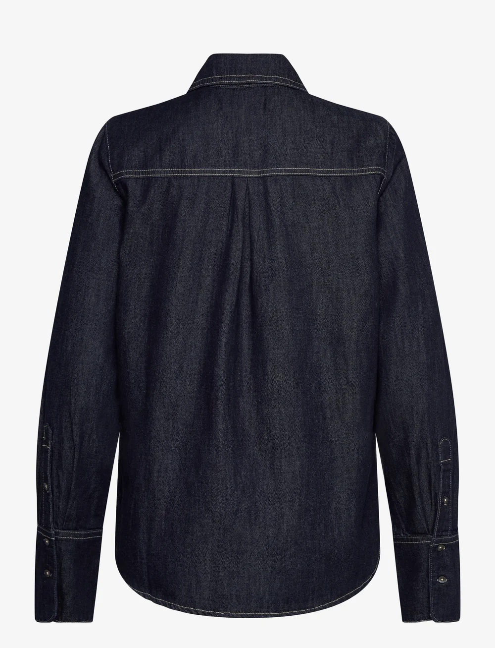 Mango - Denim shirt with seams - denimskjorter - open blue - 1