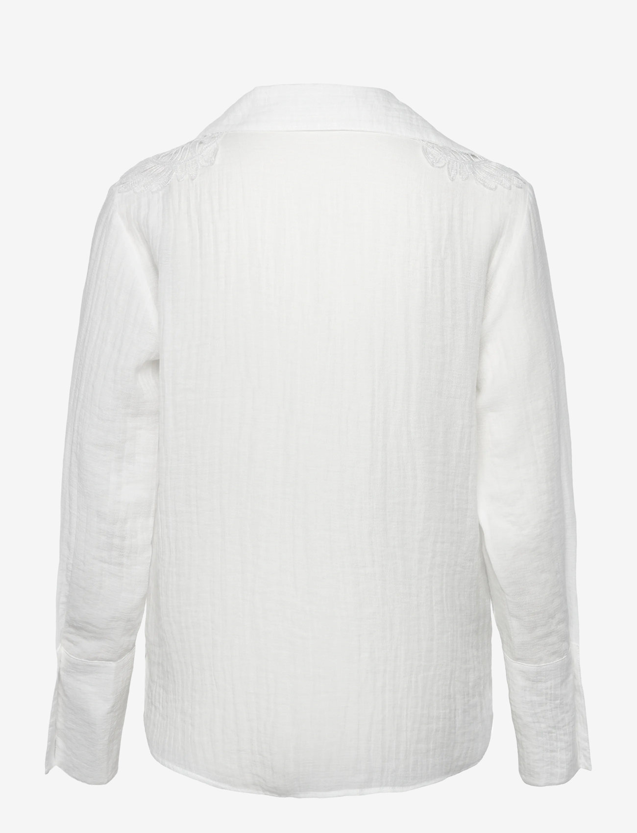 Mango - Lyocell shirt with patches - långärmade skjortor - natural white - 1