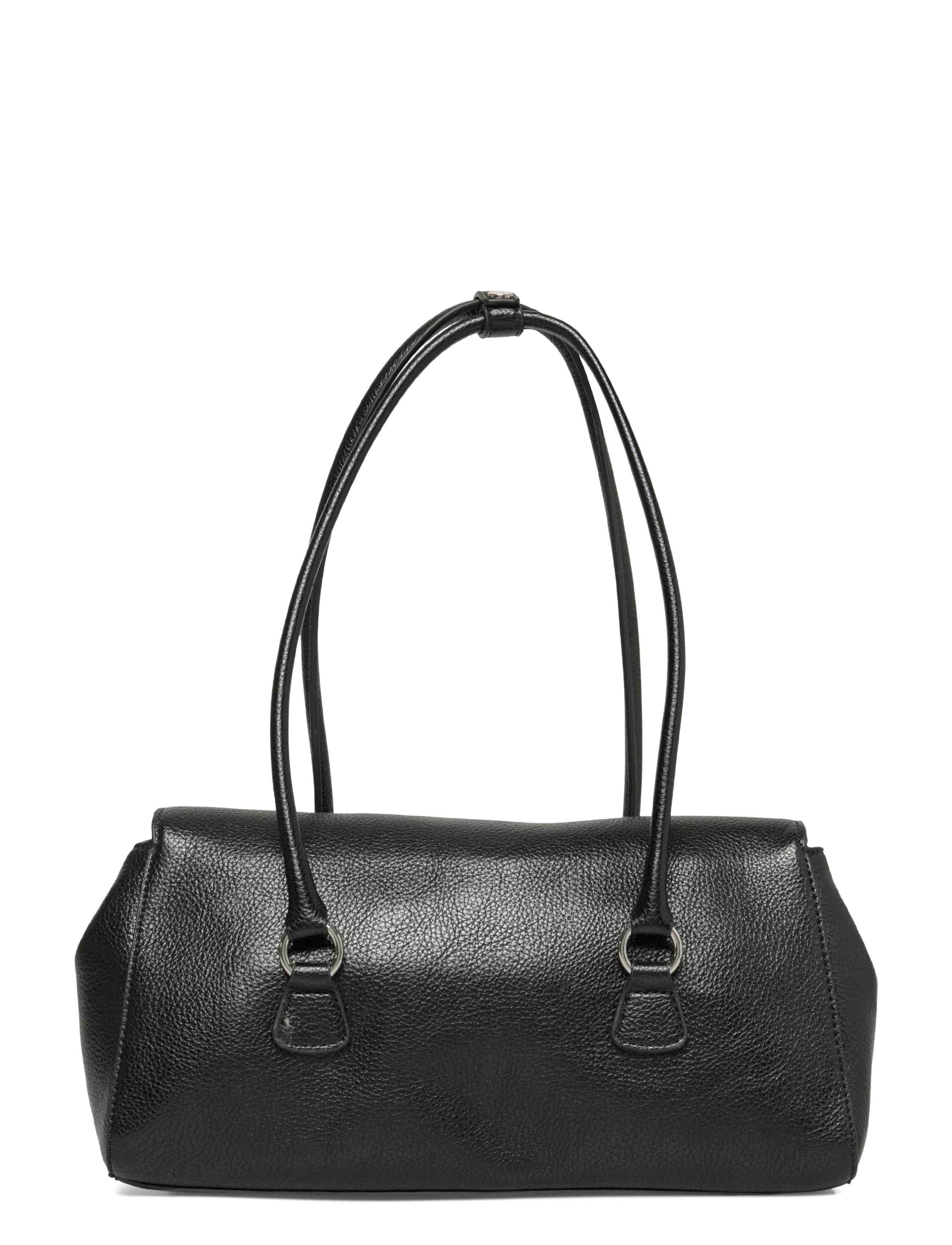 Mango - City shoulder bag with flap - festklær til outlet-priser - black - 2