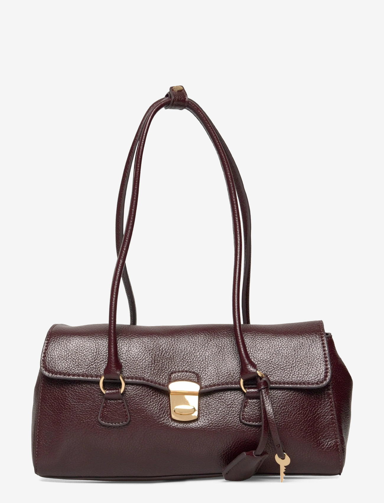 Mango - City shoulder bag with flap - laveste priser - dark red - 0