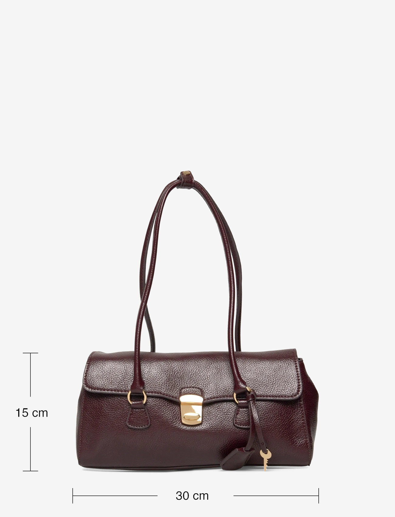 Mango - City shoulder bag with flap - laveste priser - dark red - 3