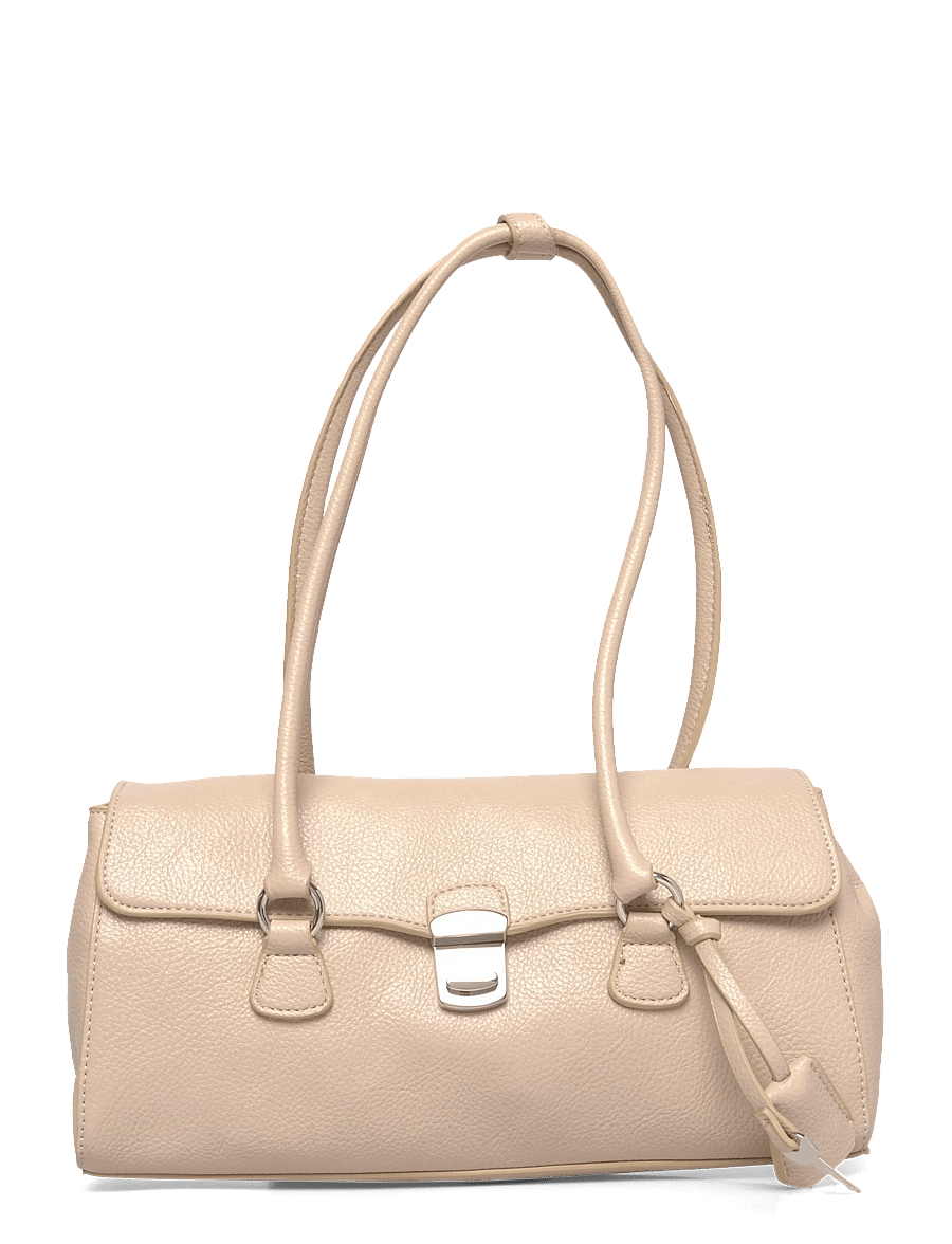 Mango - City shoulder bag with flap - hverdags stil - natural white - 0