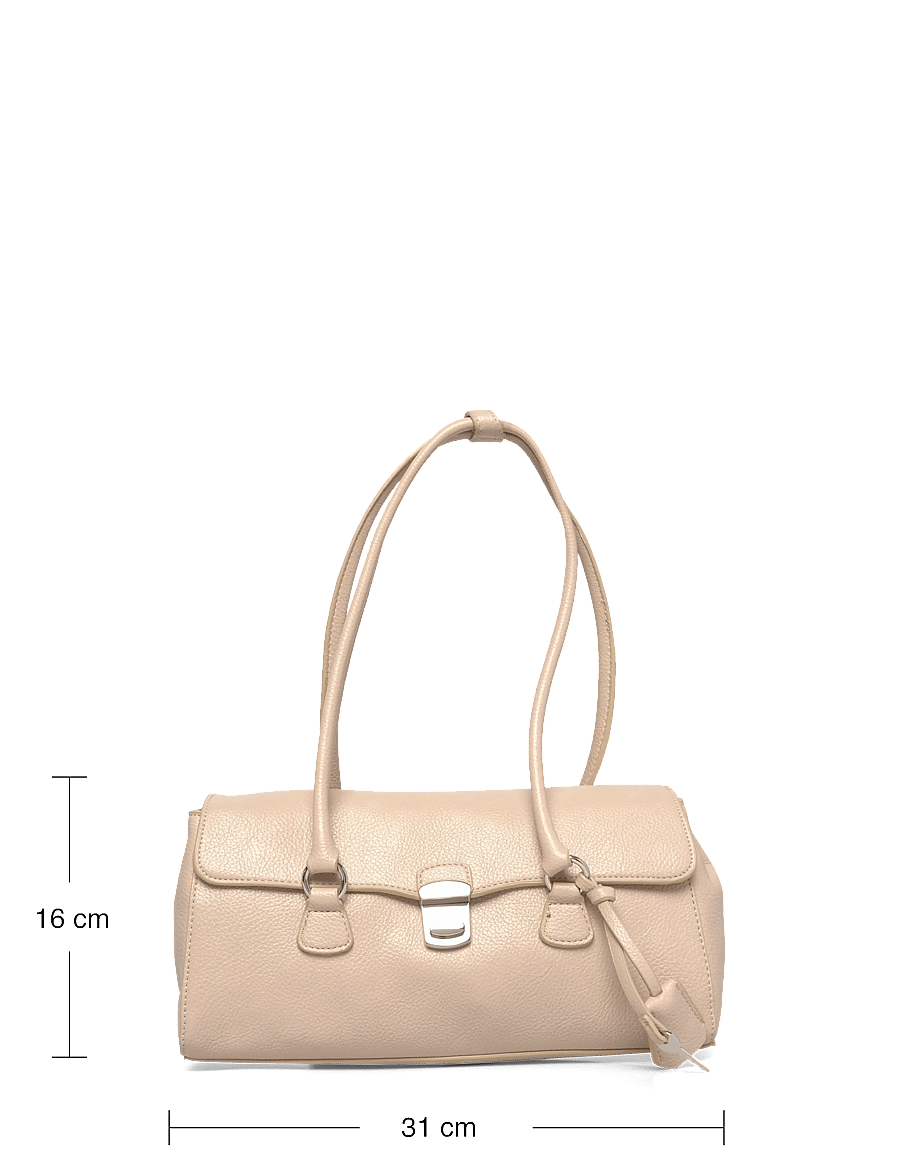 Mango - City shoulder bag with flap - hverdags stil - natural white - 3