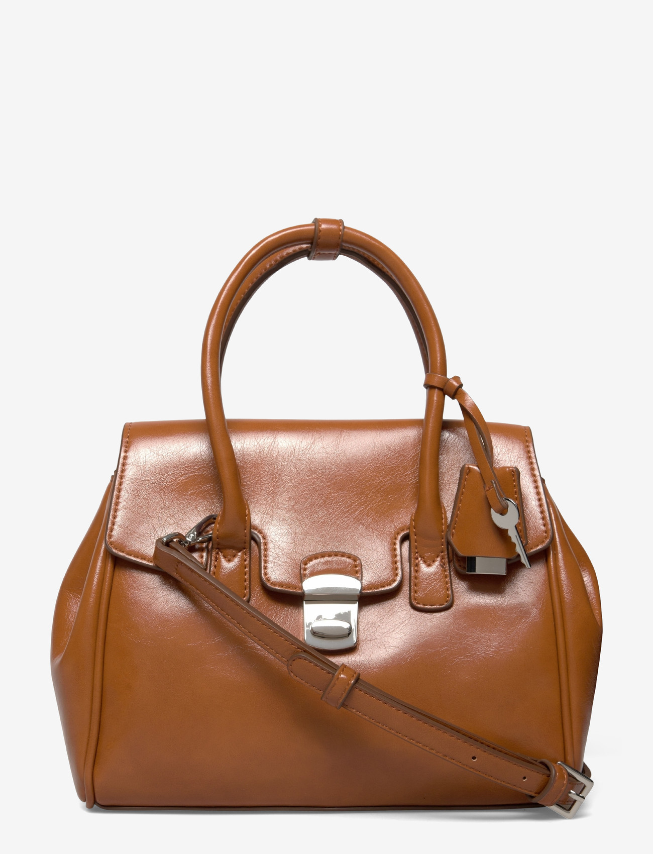 Mango - Small city handbag with flap - erityistilaisuudet - dark brown - 1