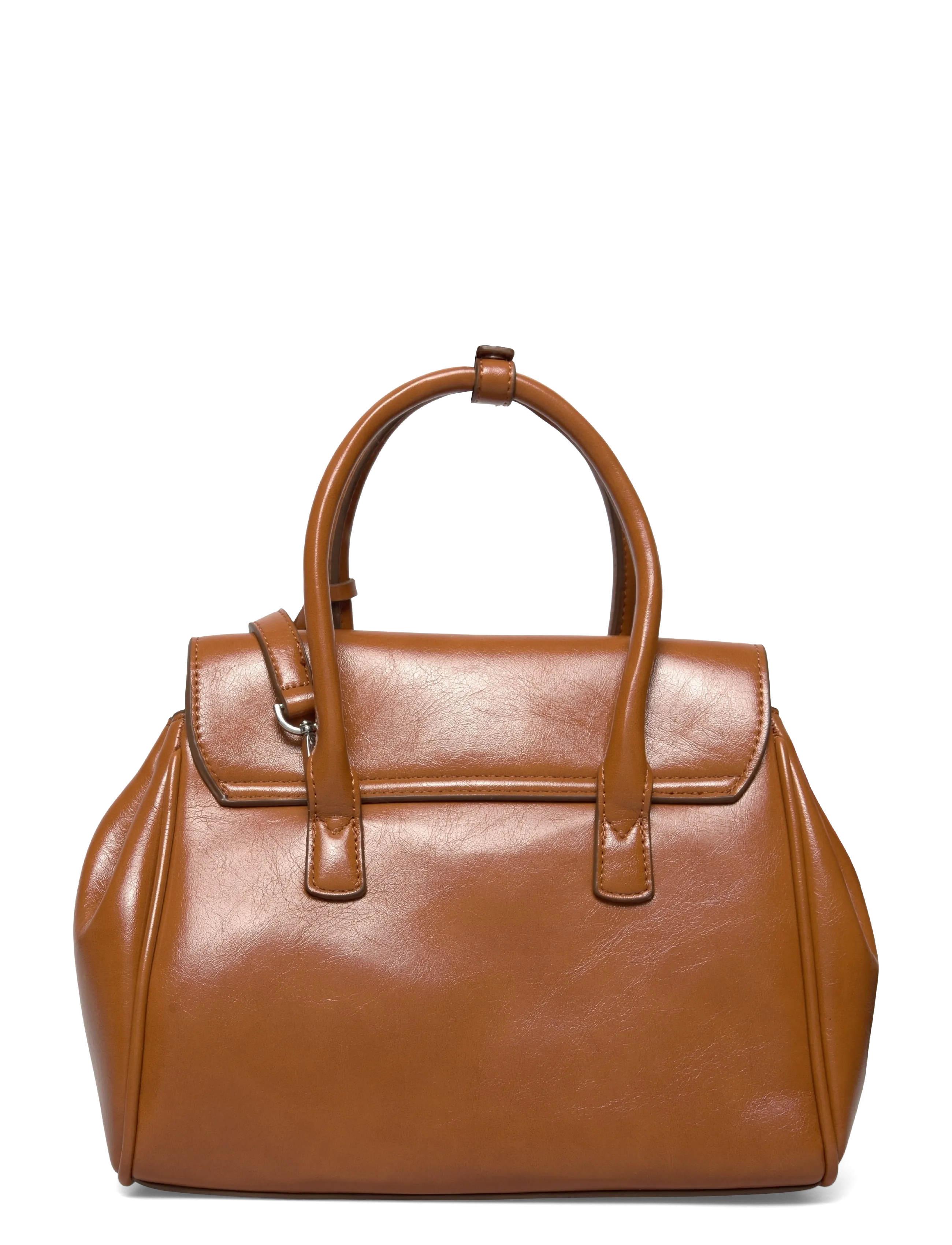 Mango - Small city handbag with flap - festtøj til outletpriser - dark brown - 2