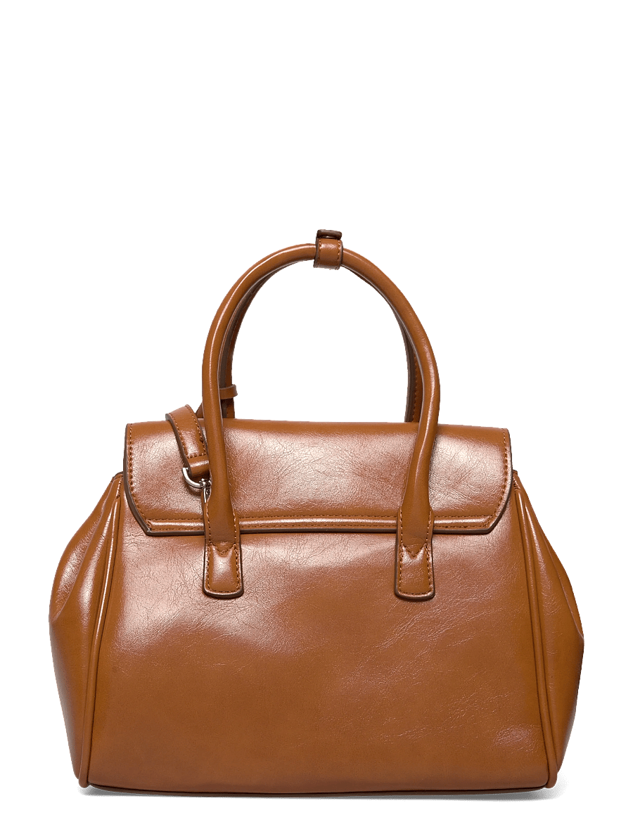 Mango - Small city handbag with flap - handväskor - dark brown - 2
