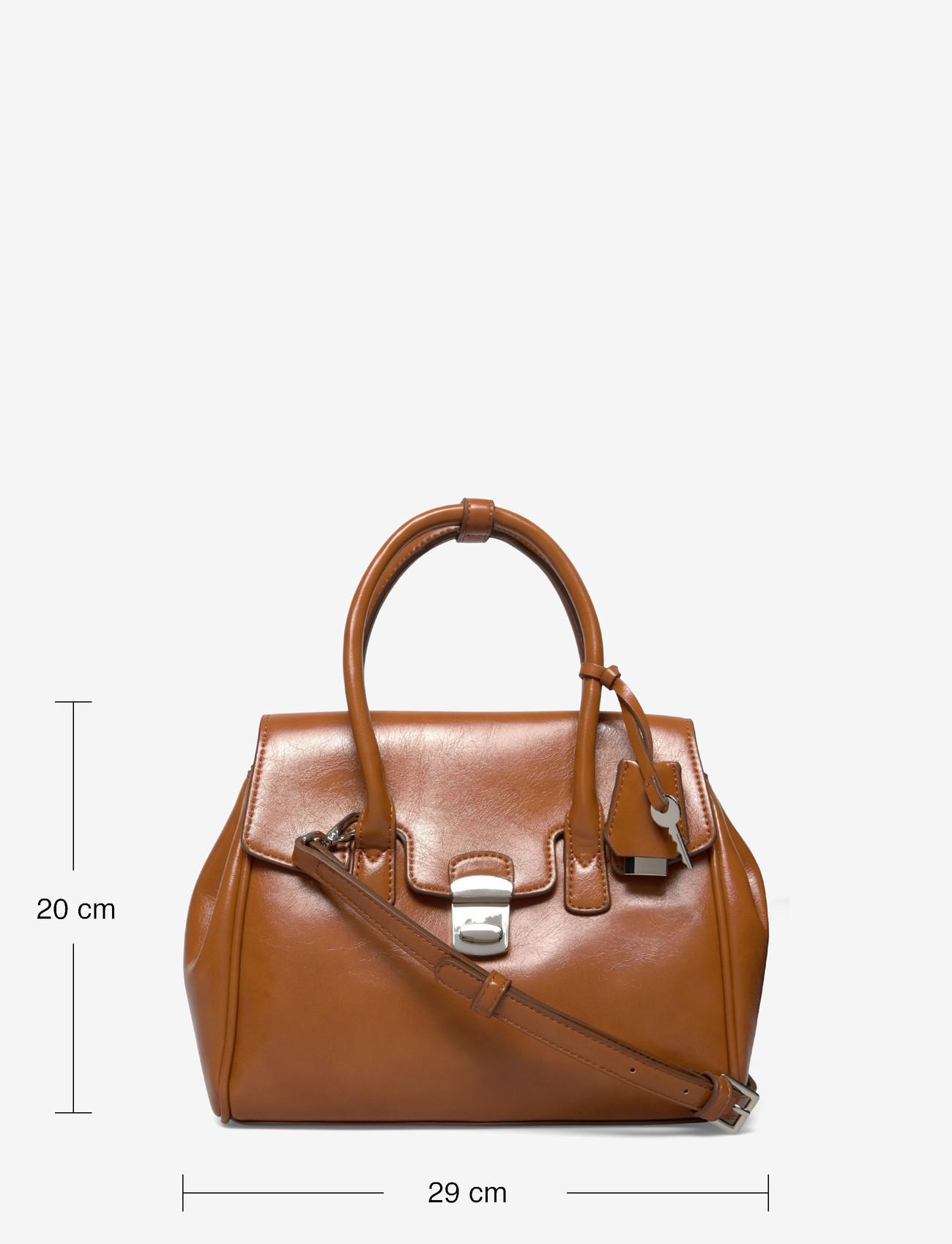 Mango - Small city handbag with flap - erityistilaisuudet - dark brown - 4