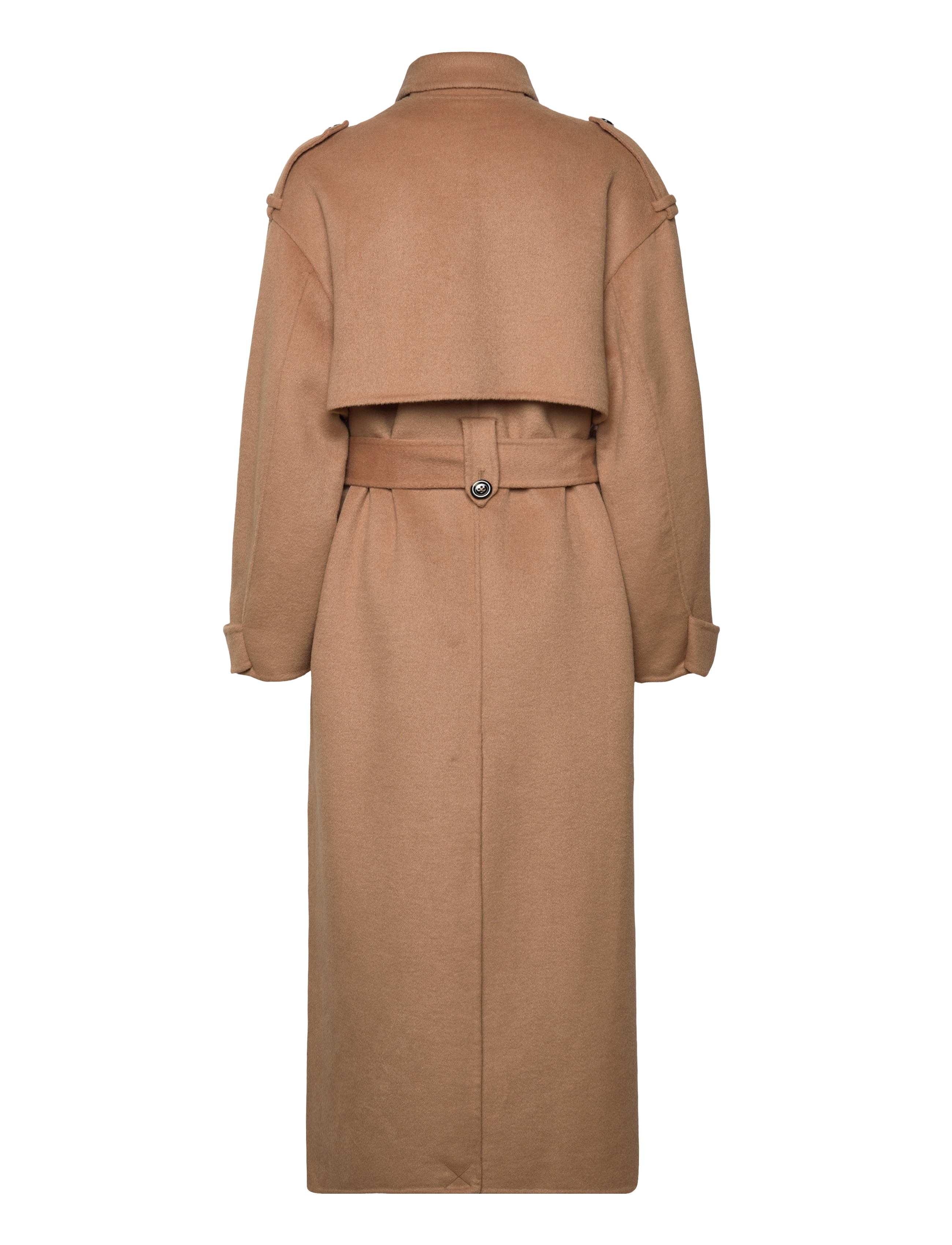 Mango - Double-breasted wool coat - vinterjakker - medium brown - 2