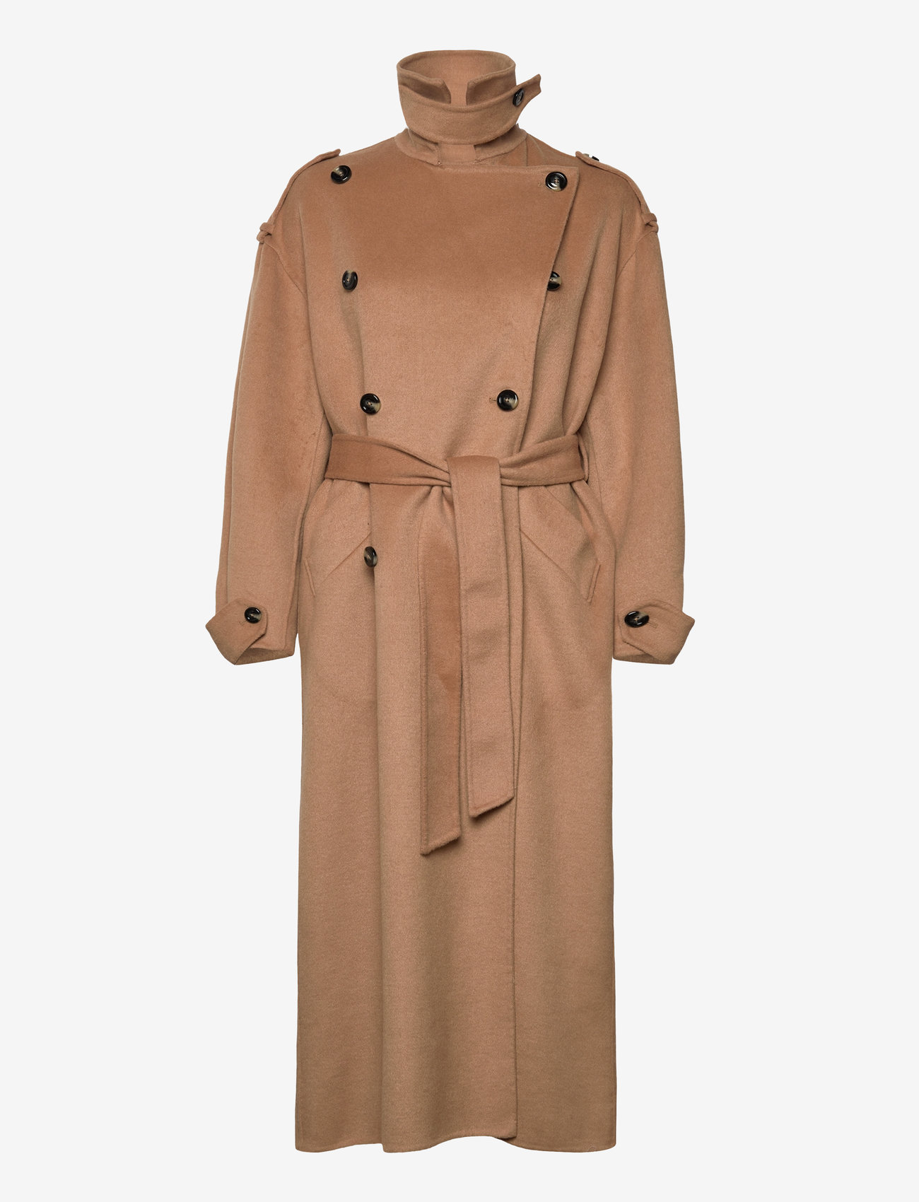 Mango - Double-breasted wool coat - winterjacken - medium brown - 3