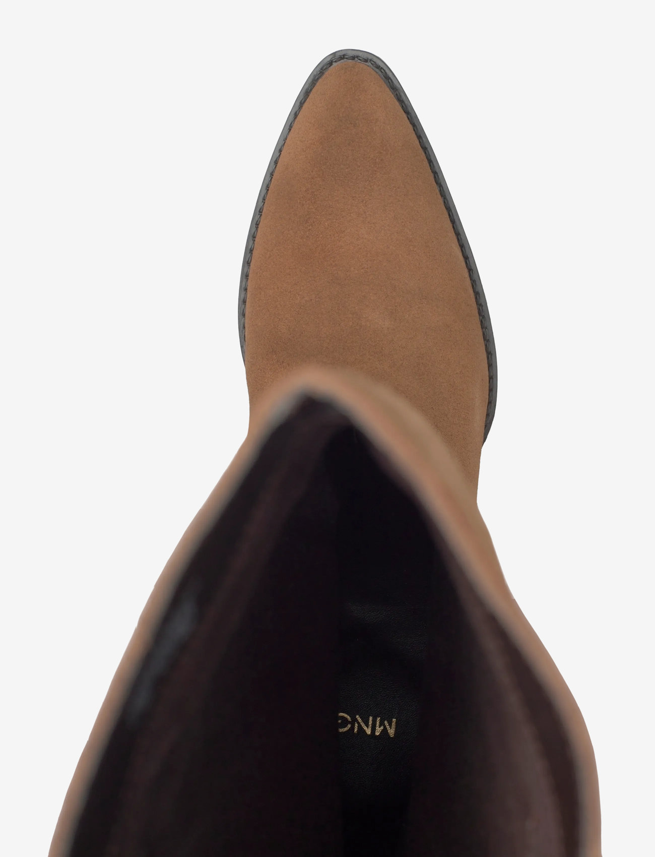 Mango - Heeled leather boots - kvinder - medium brown - 3