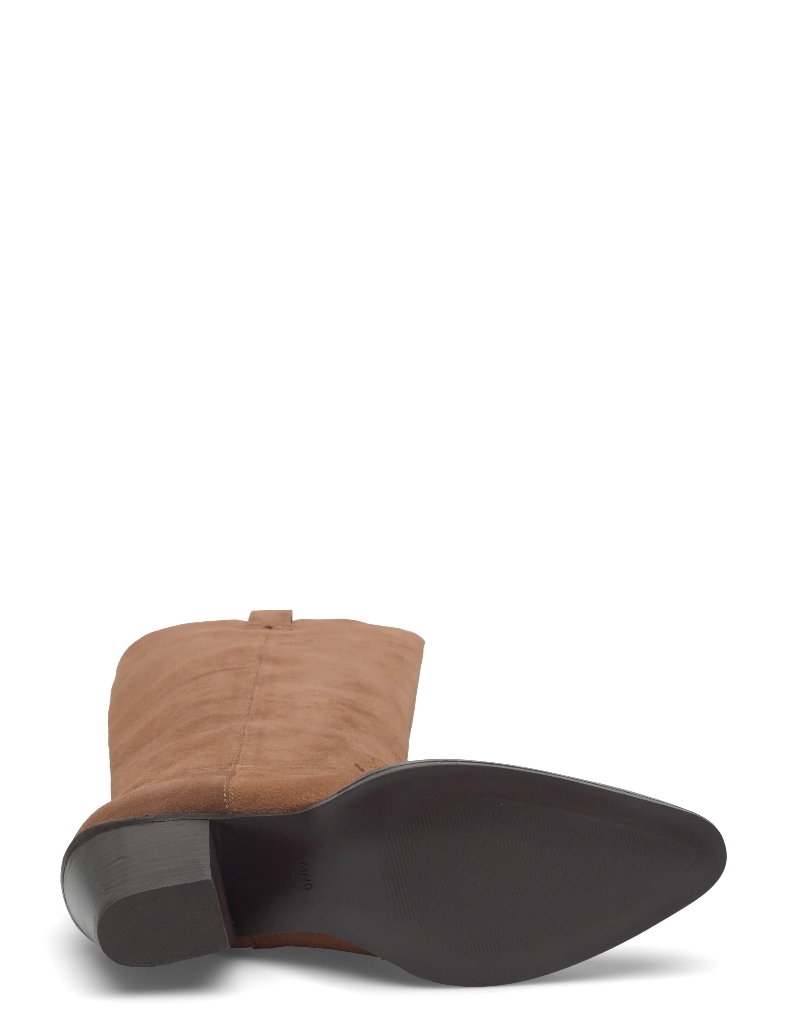 Mango - Heeled leather boots - medium brown - 5