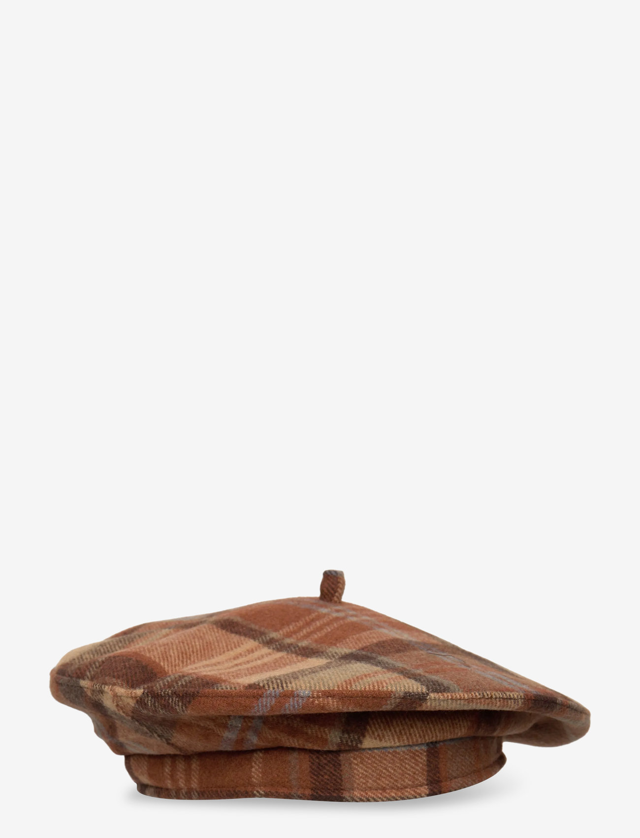 Mango - Check beret - hattar - brown - 1