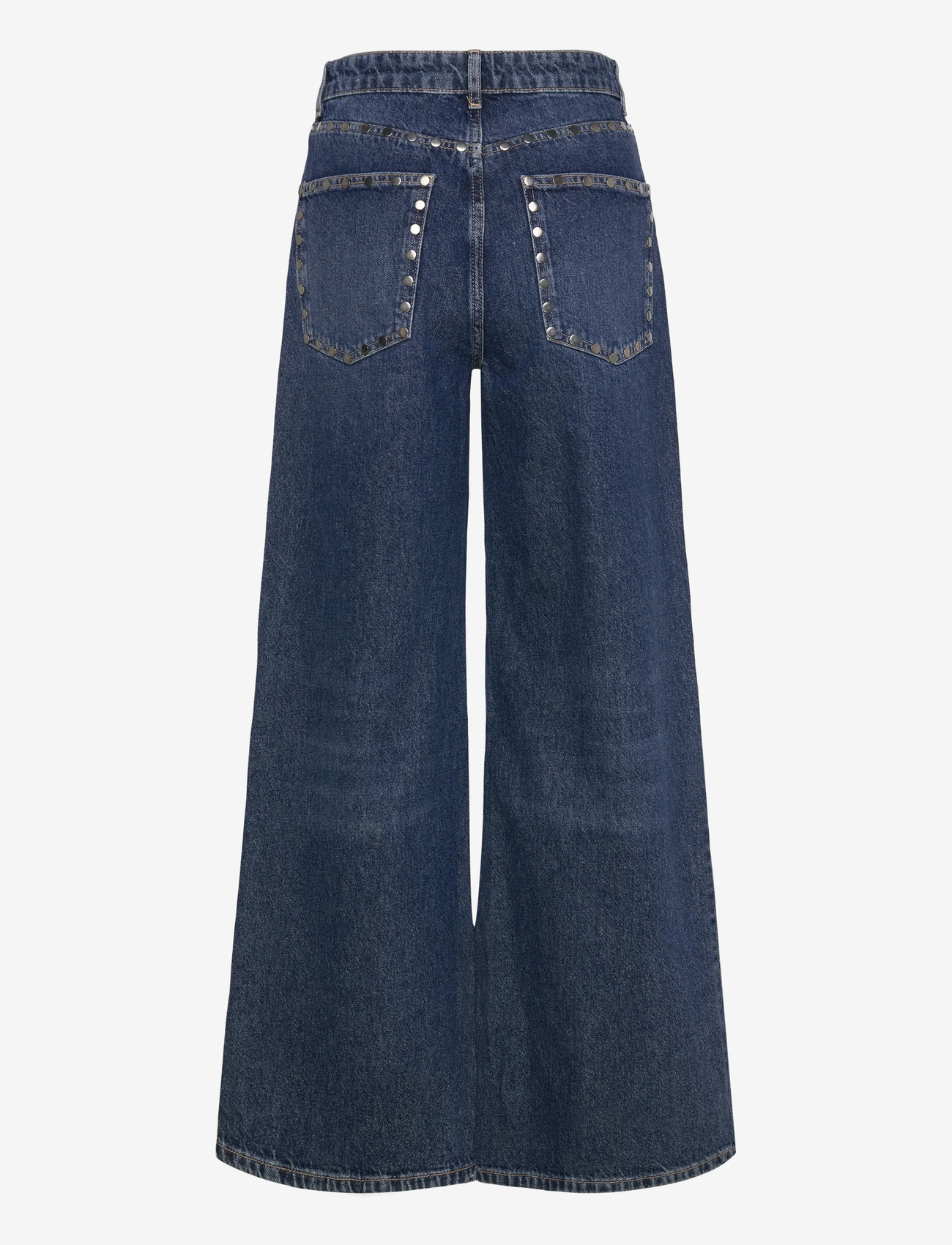 Mango - Wide-leg studded jeans - hosen mit weitem bein - open blue - 1