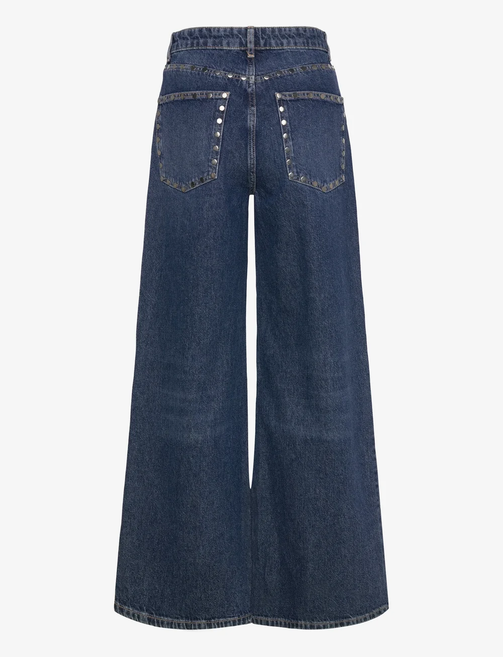 Mango - Wide-leg studded jeans - hosen mit weitem bein - open blue - 1