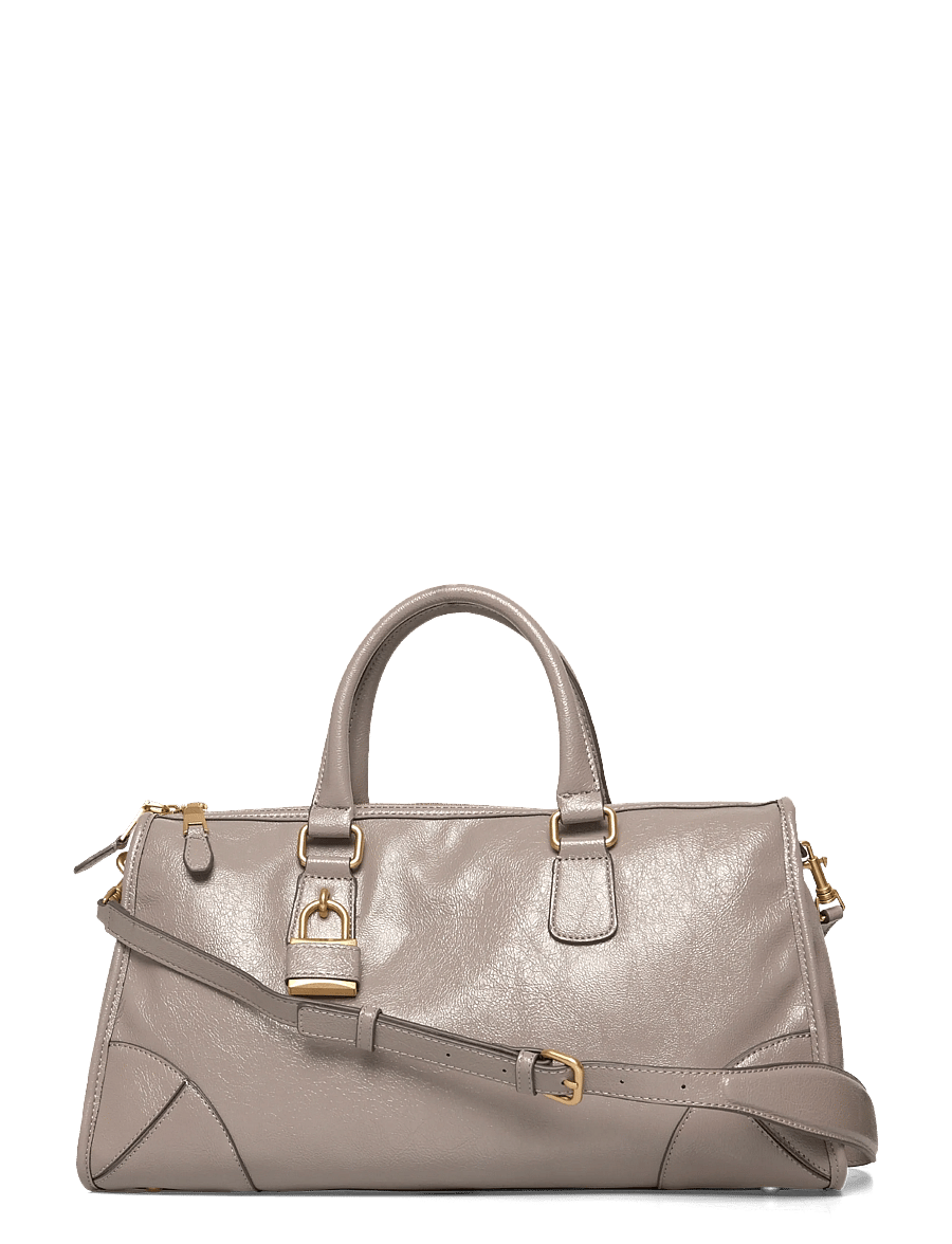 Mango - Shiny handbag with handles - besondere anlässe - grey - 1