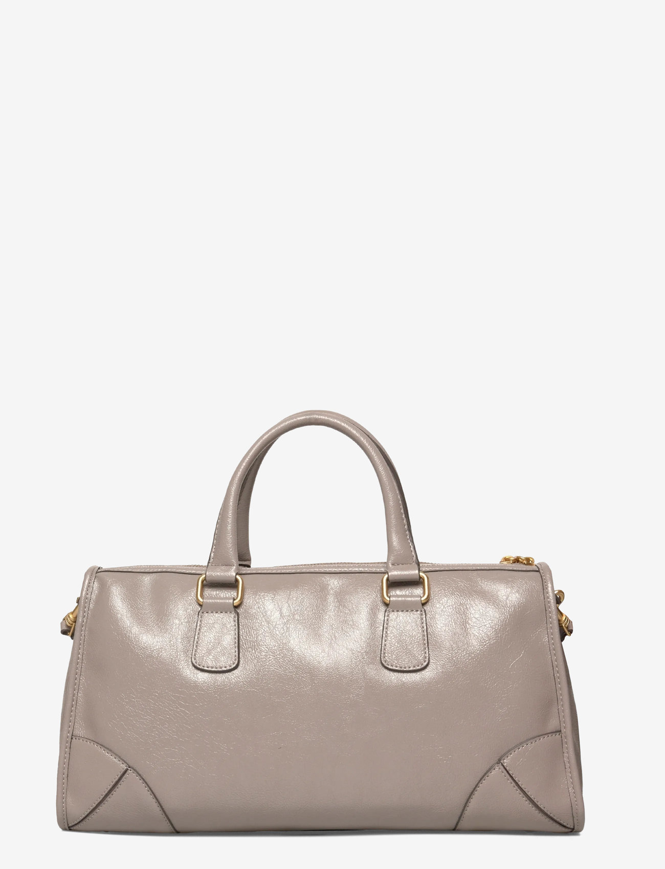 Mango - Shiny handbag with handles - speciella tillfällen - grey - 1