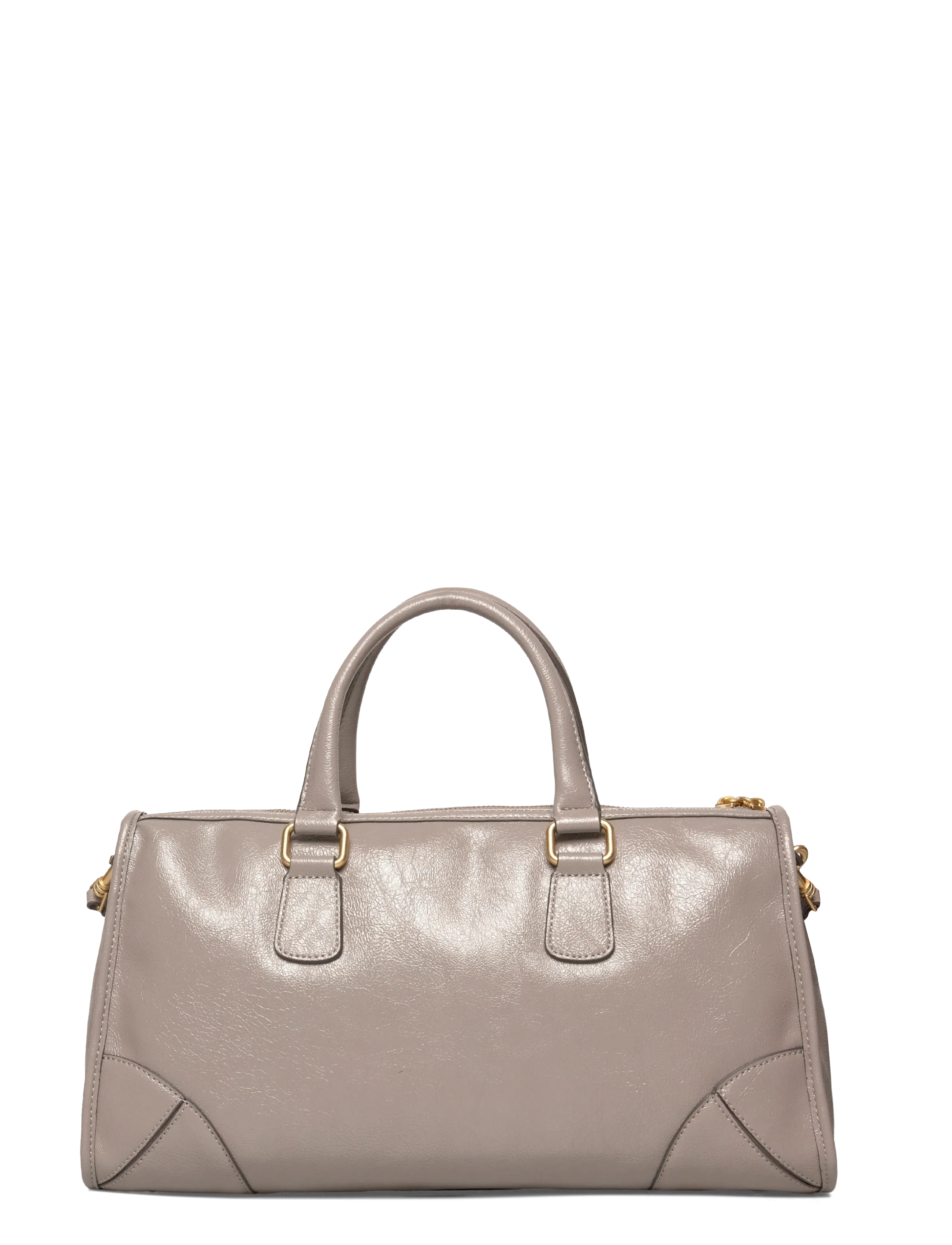 Mango - Shiny handbag with handles - födelsedagspresenter - grey - 2