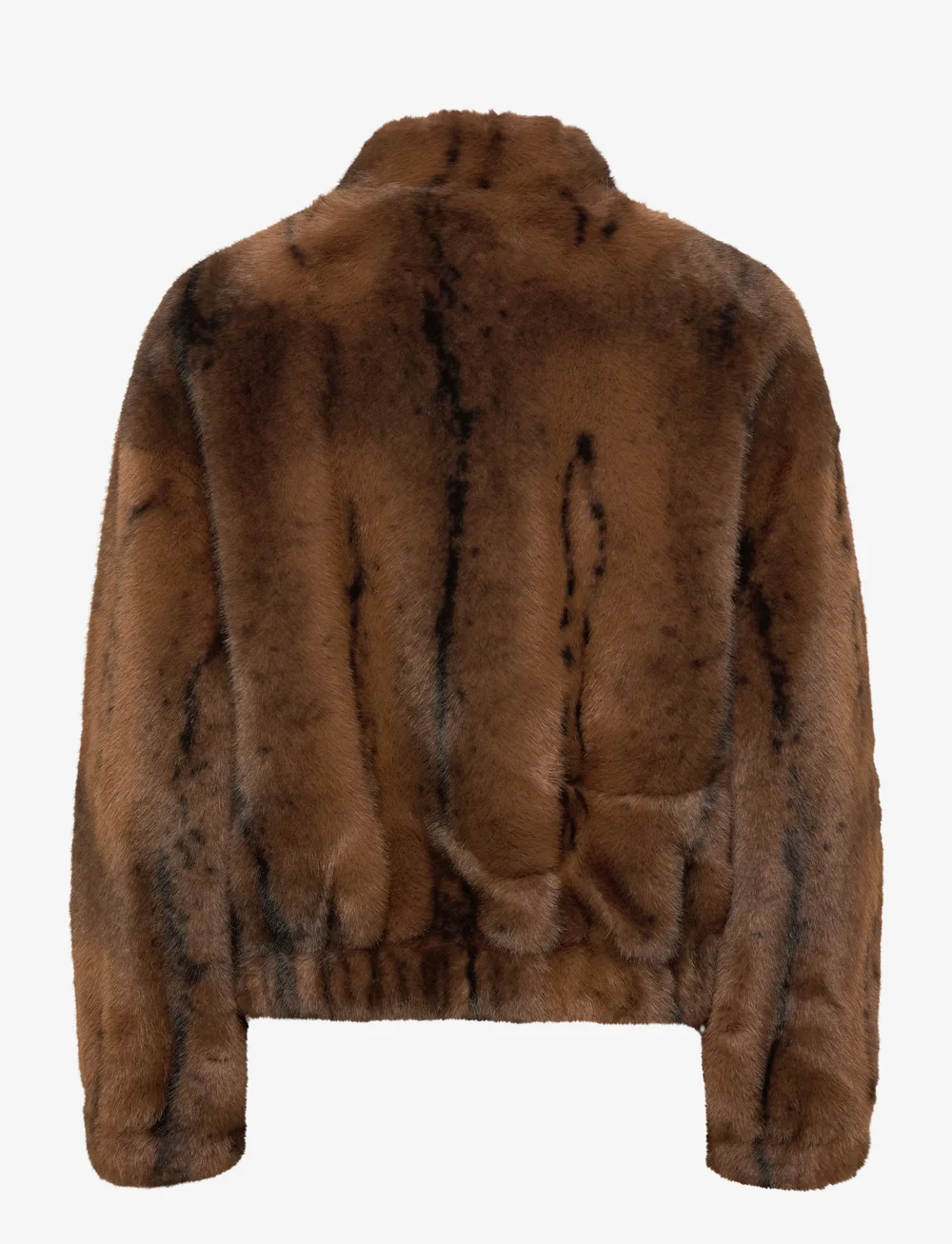 Mango - Faux-fur jacket with pockets - fuskpäls - medium brown - 2