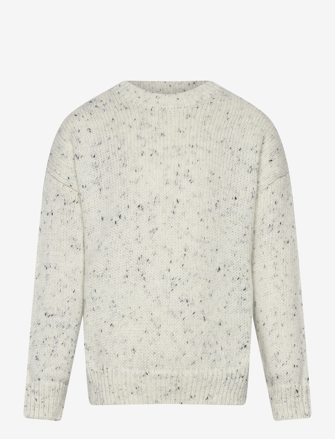 Mango - Flecked wool sweater - sweatshirts - white - 0