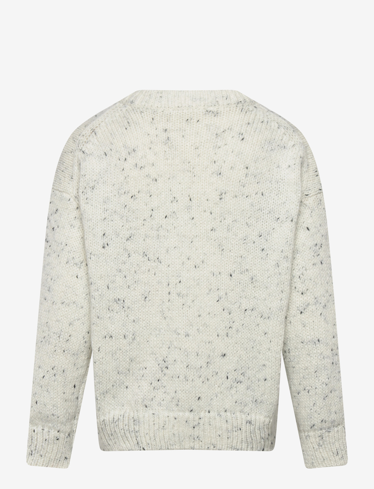 Mango - Flecked wool sweater - sweatshirts - white - 1