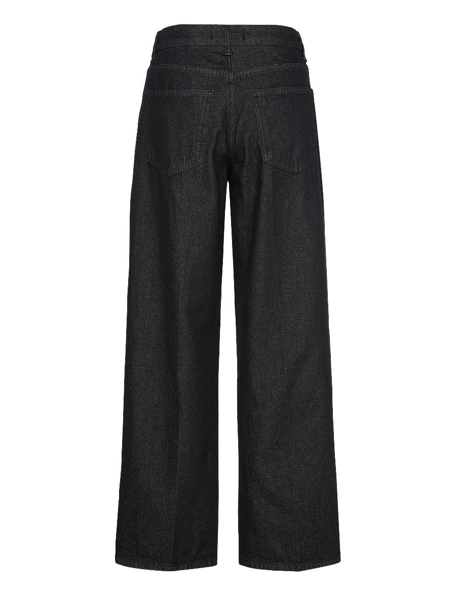 Mango - Straight low-waist jeans - gerade jeans - black - 2