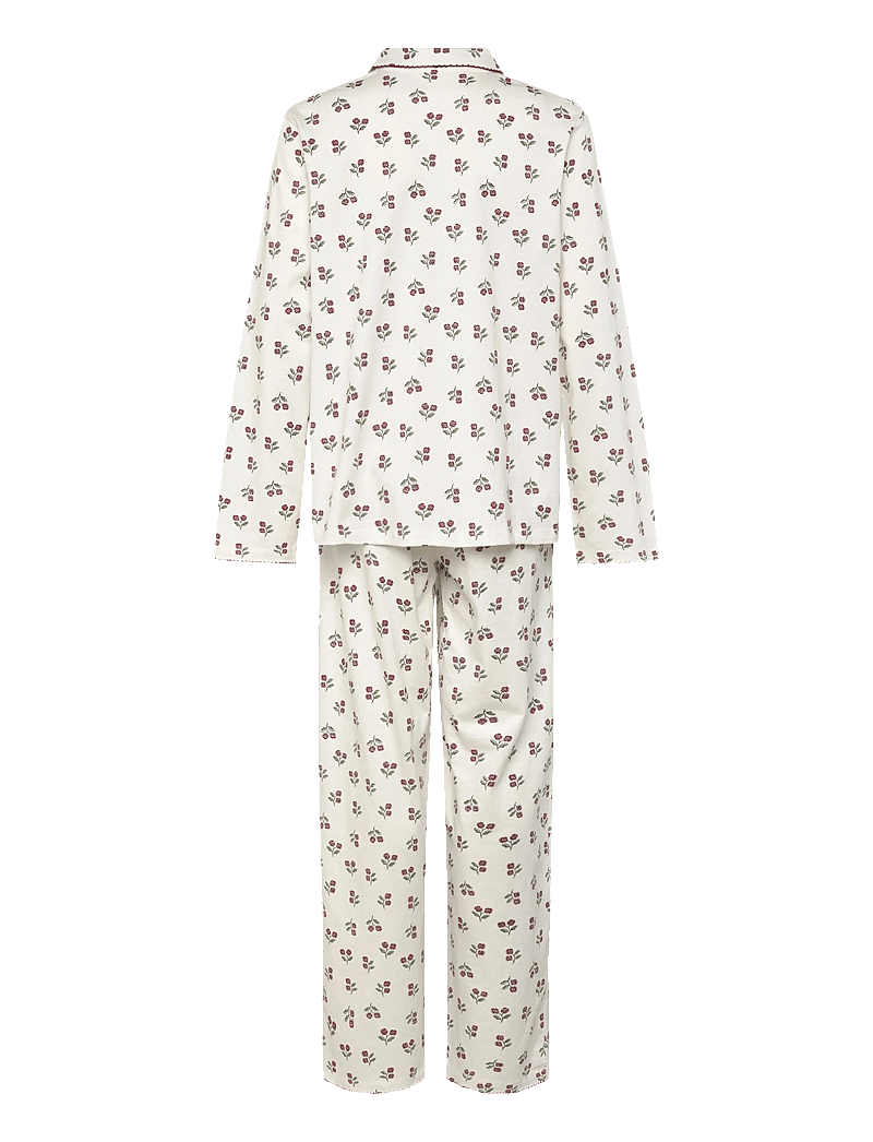 Mango - Printed long pyjamas - pyjamasset - natural white - 2