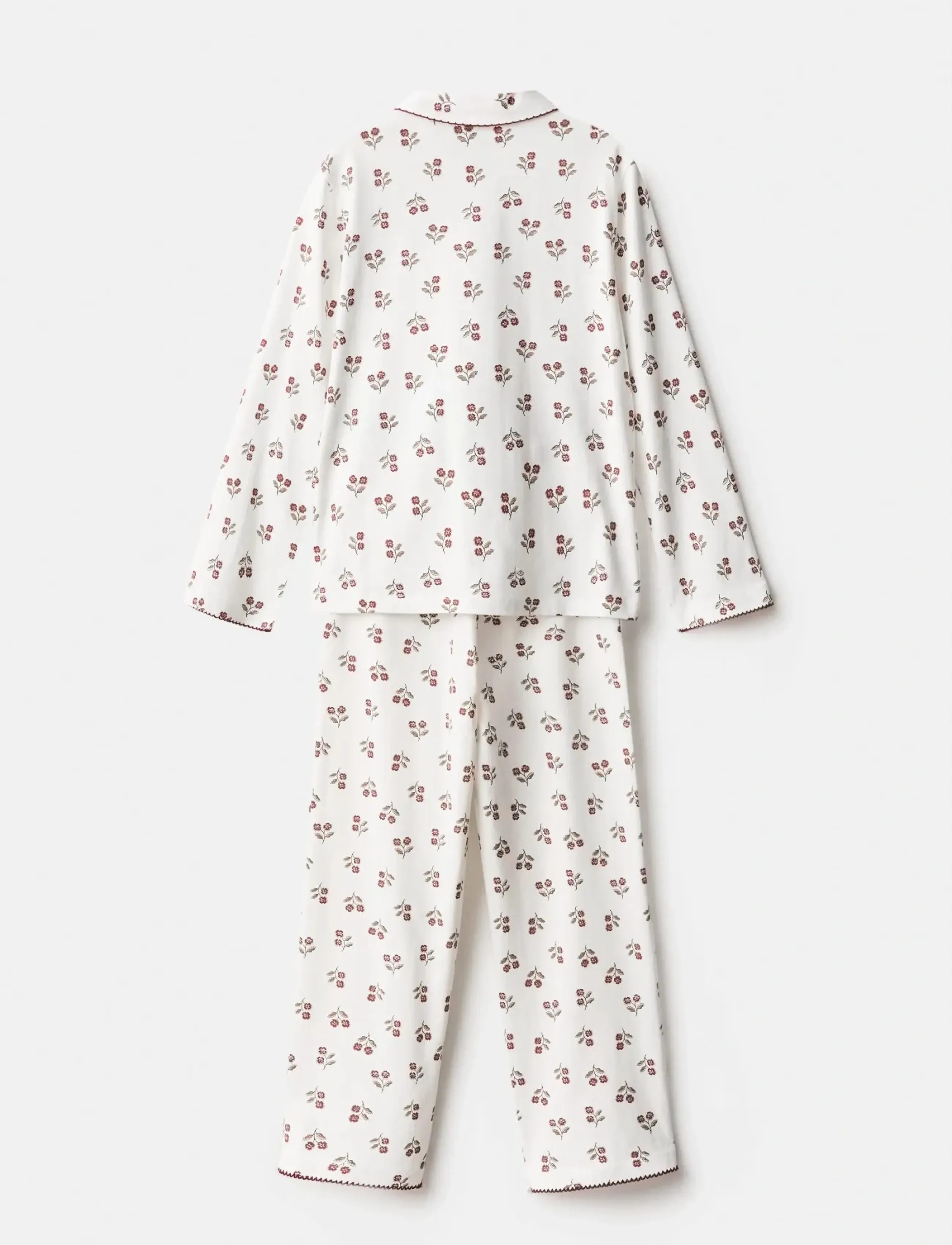 Mango Printed Long Pyjamas, 5-6, White, Pyjamas > Pyjamas-Sæt, Børn