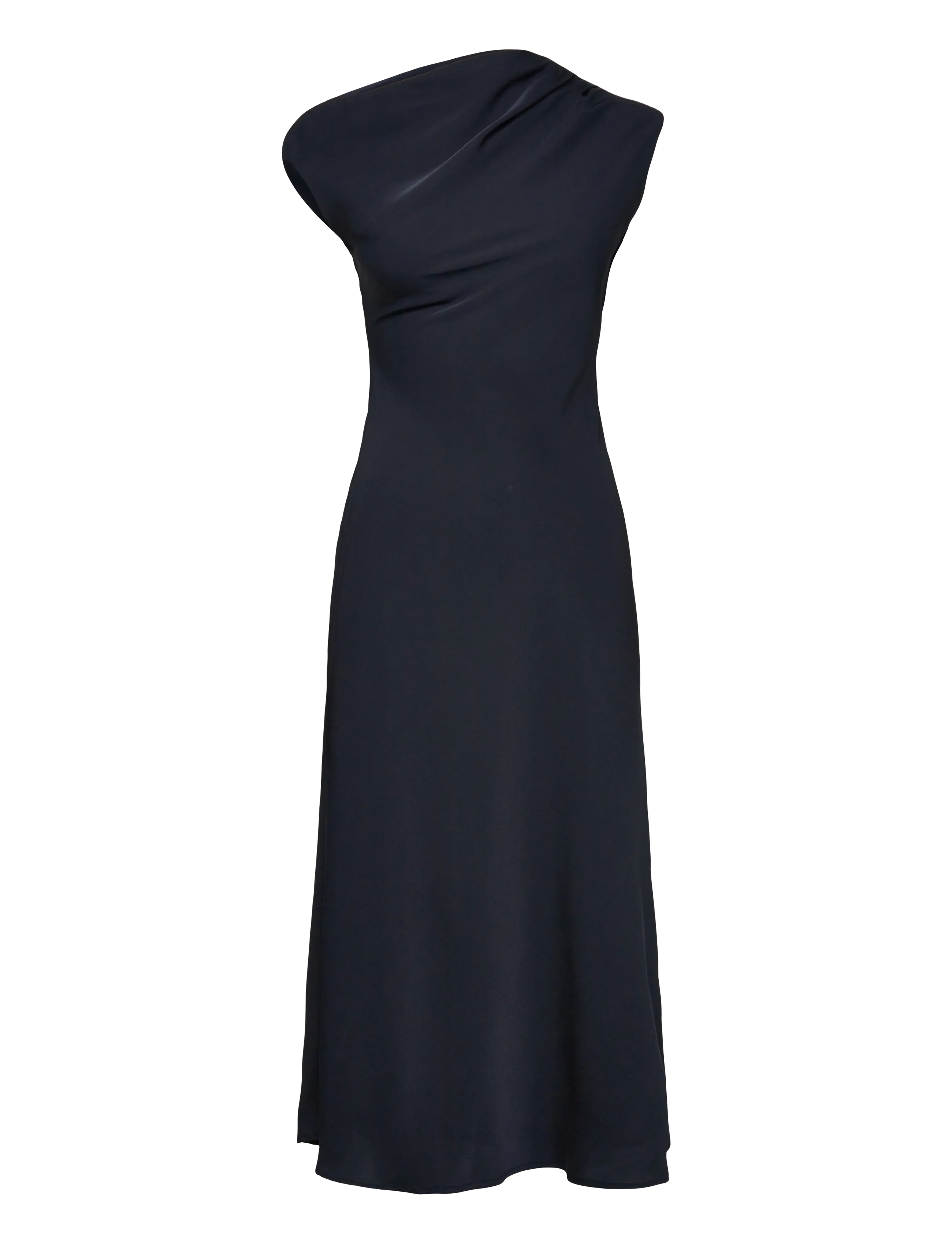 Mango A-line dress with asymmetrical neckline - Partykleider - NAVY / navy